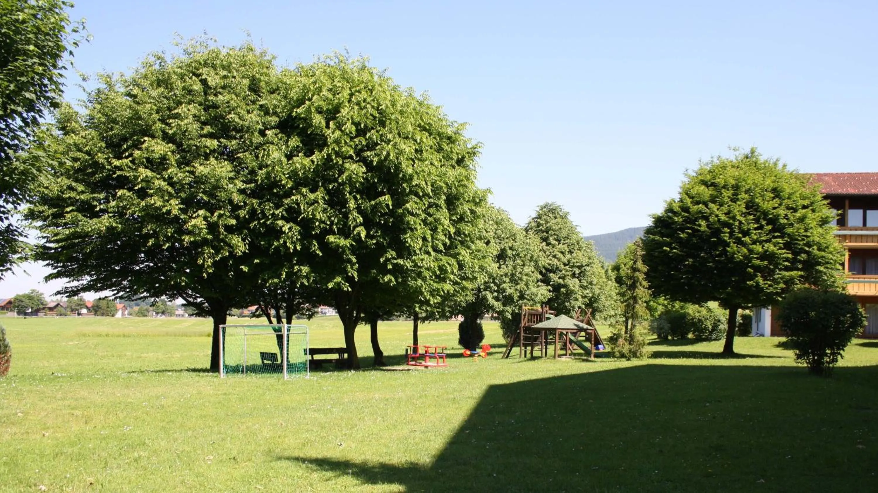 Garden view in Chiemgau Appartements