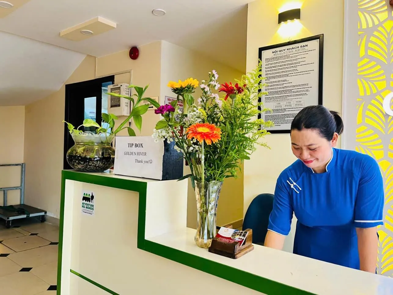 Staff in Golden River Hotel