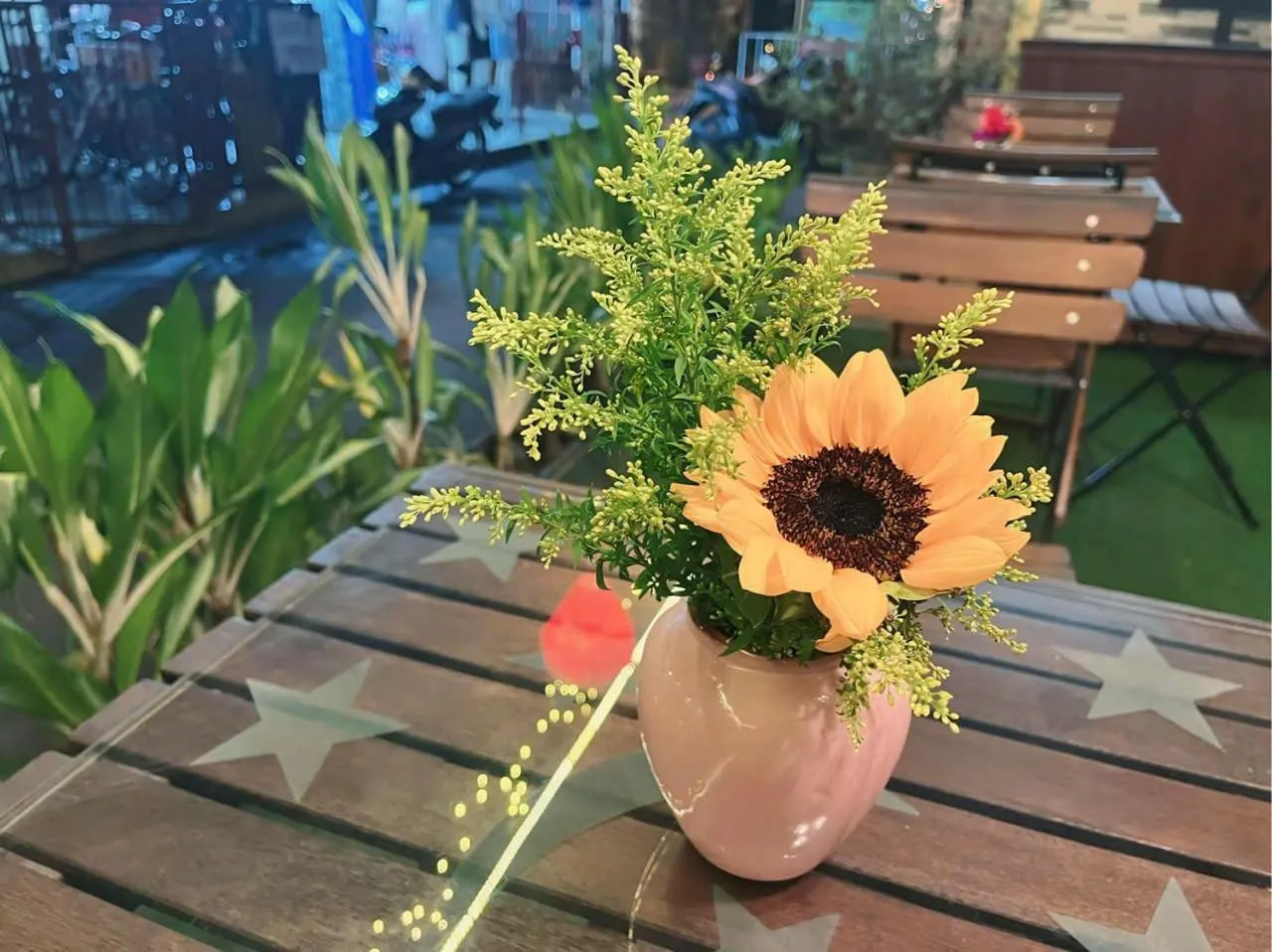 Garden in Golden River Hotel