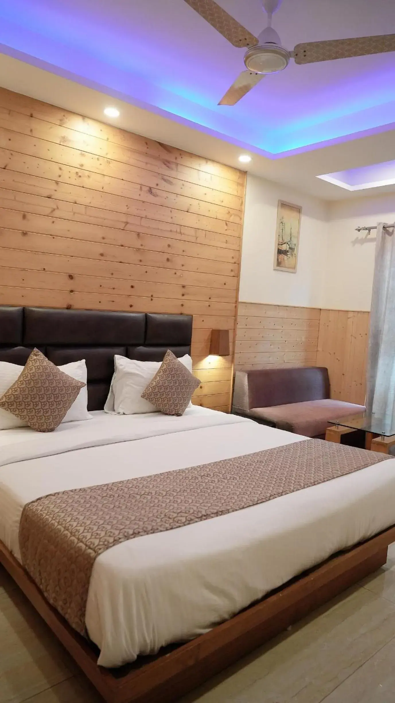 Bed in Hotel Skyking Bed in Hotel Skyking