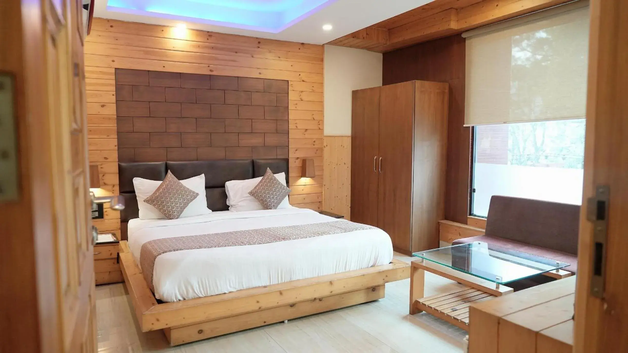 Bed in Hotel Skyking Bed in Hotel Skyking