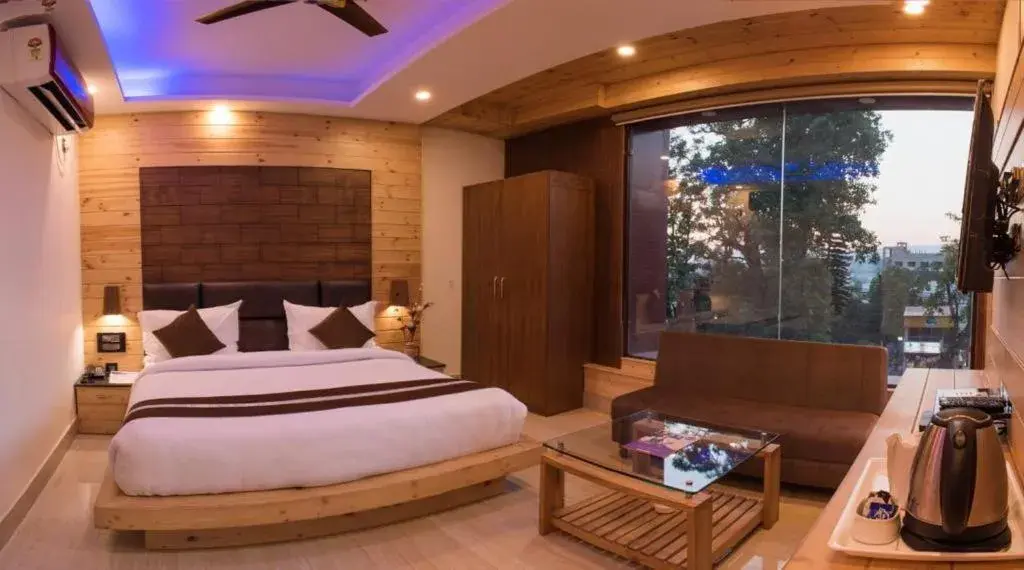 Bed in Hotel Skyking Bed in Hotel Skyking