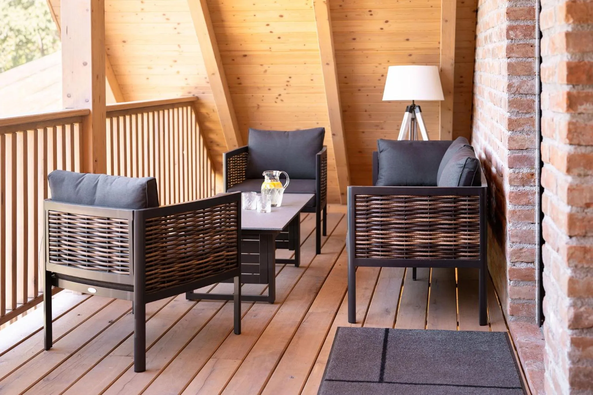 Seating area in Villa Daniela