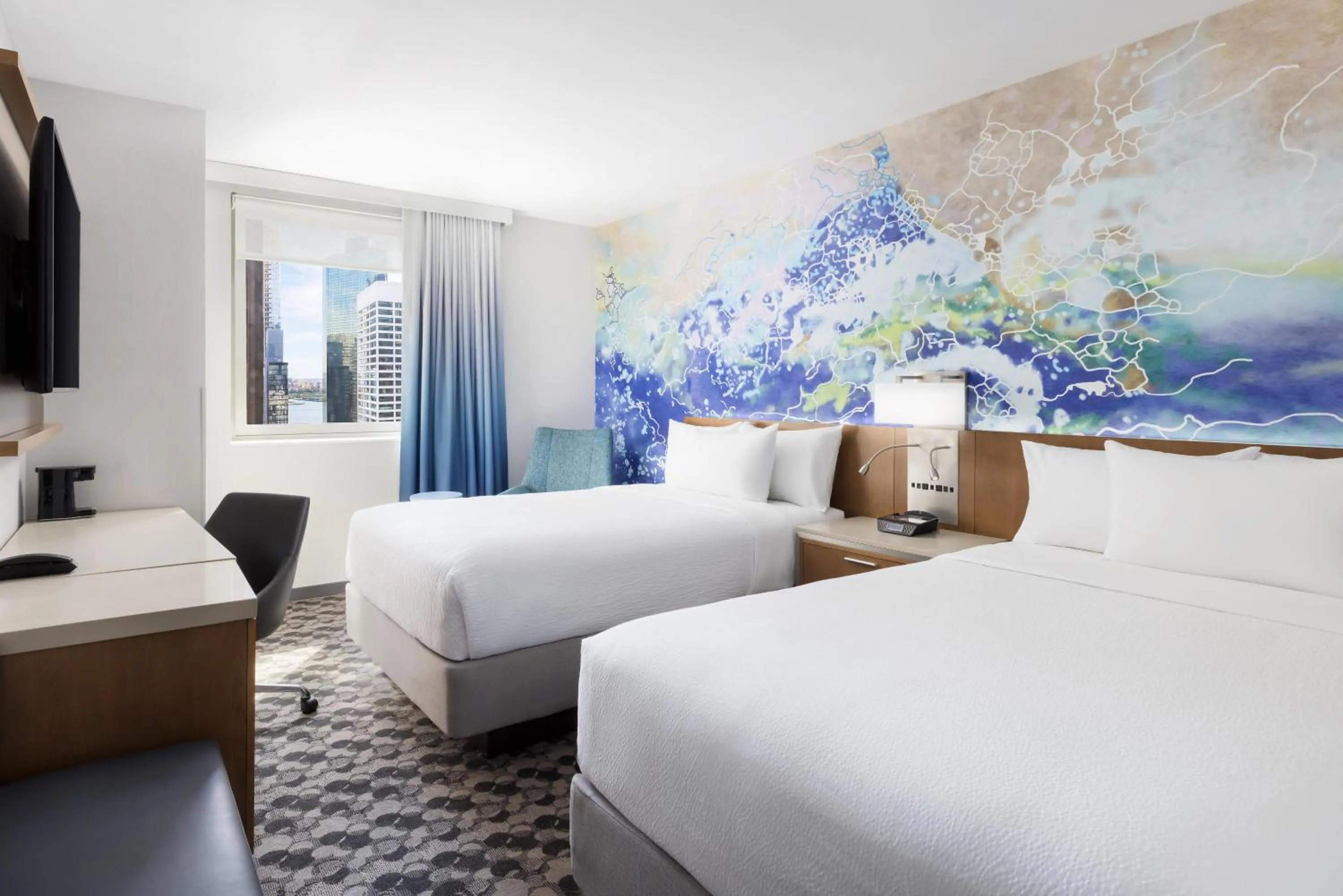 Bedroom, Bed in Courtyard New York Downtown Manhattan/Financial District