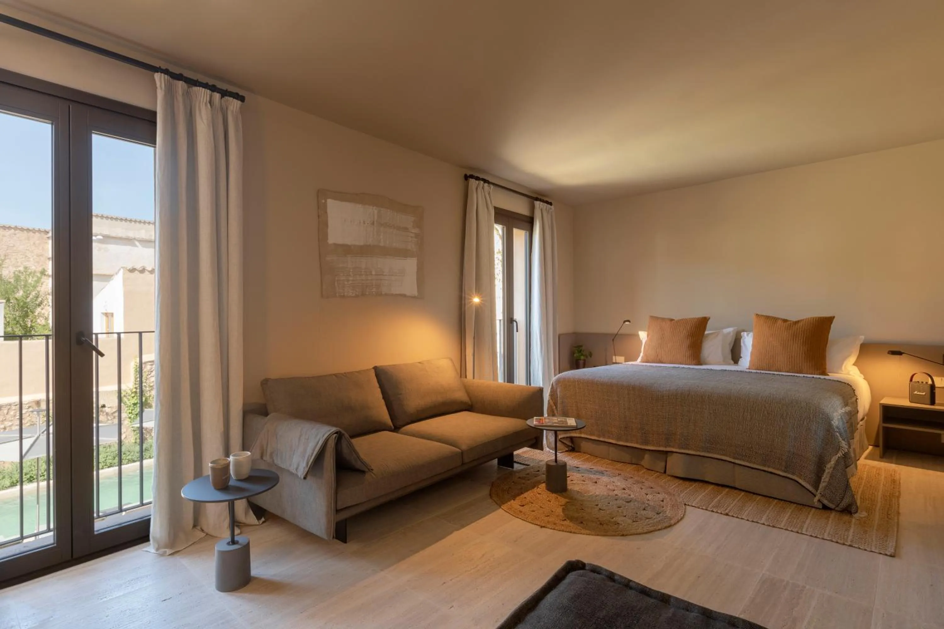 Bedroom, Bed in Can Aulí Luxury Retreat - Adults Only