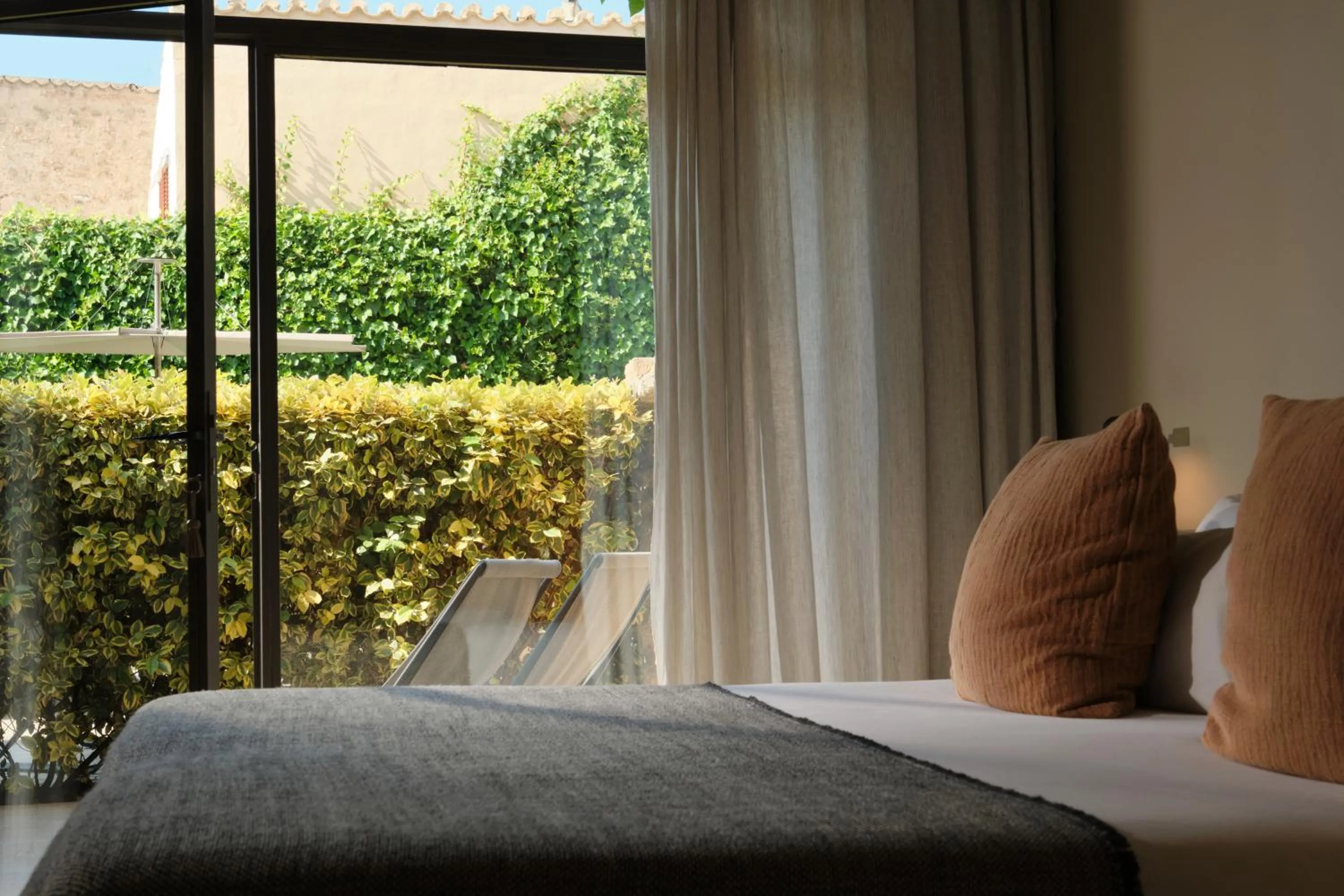 Bed in Can Aulí Luxury Retreat - Adults Only