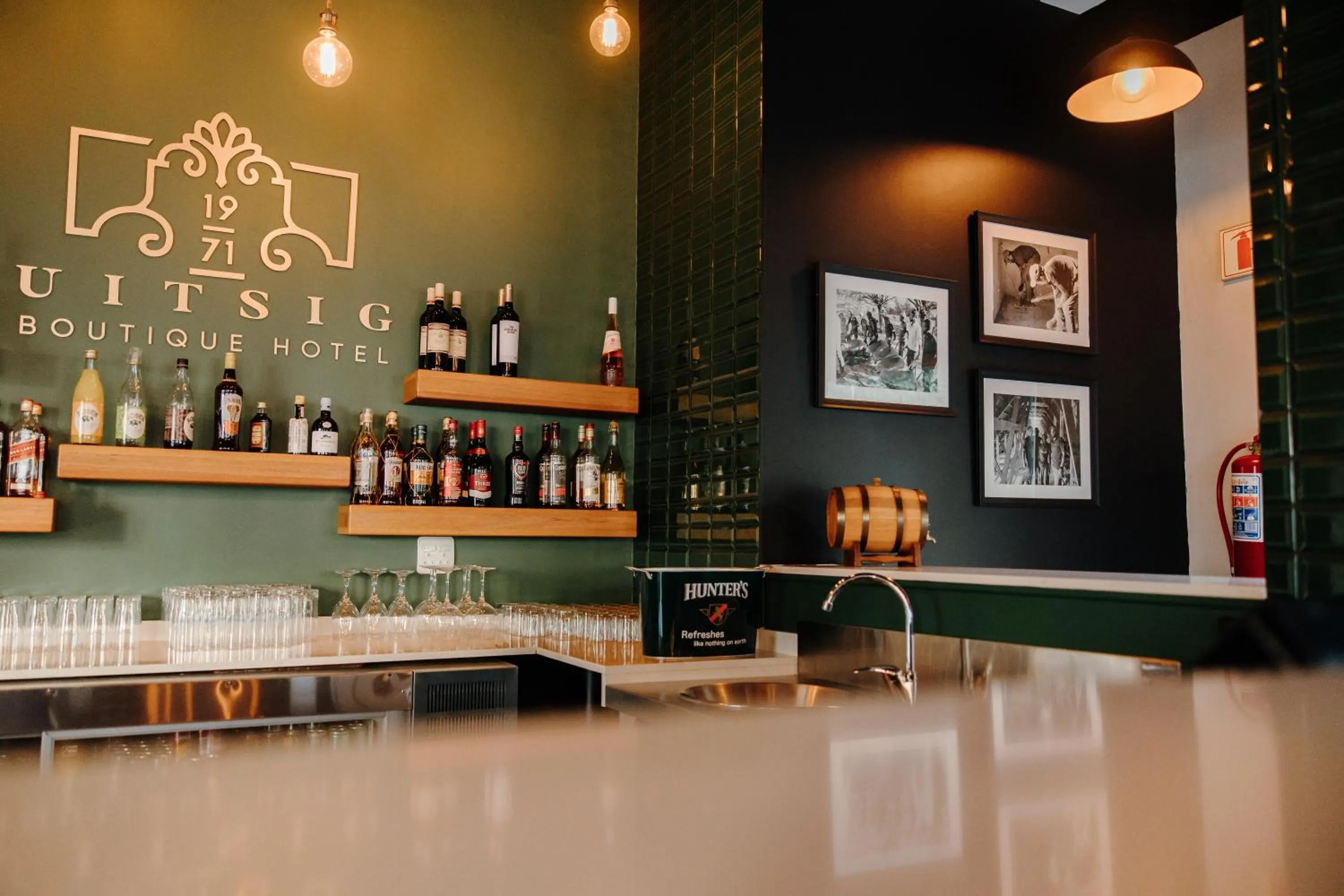 Lounge or bar in Uitsig Boutique Hotel