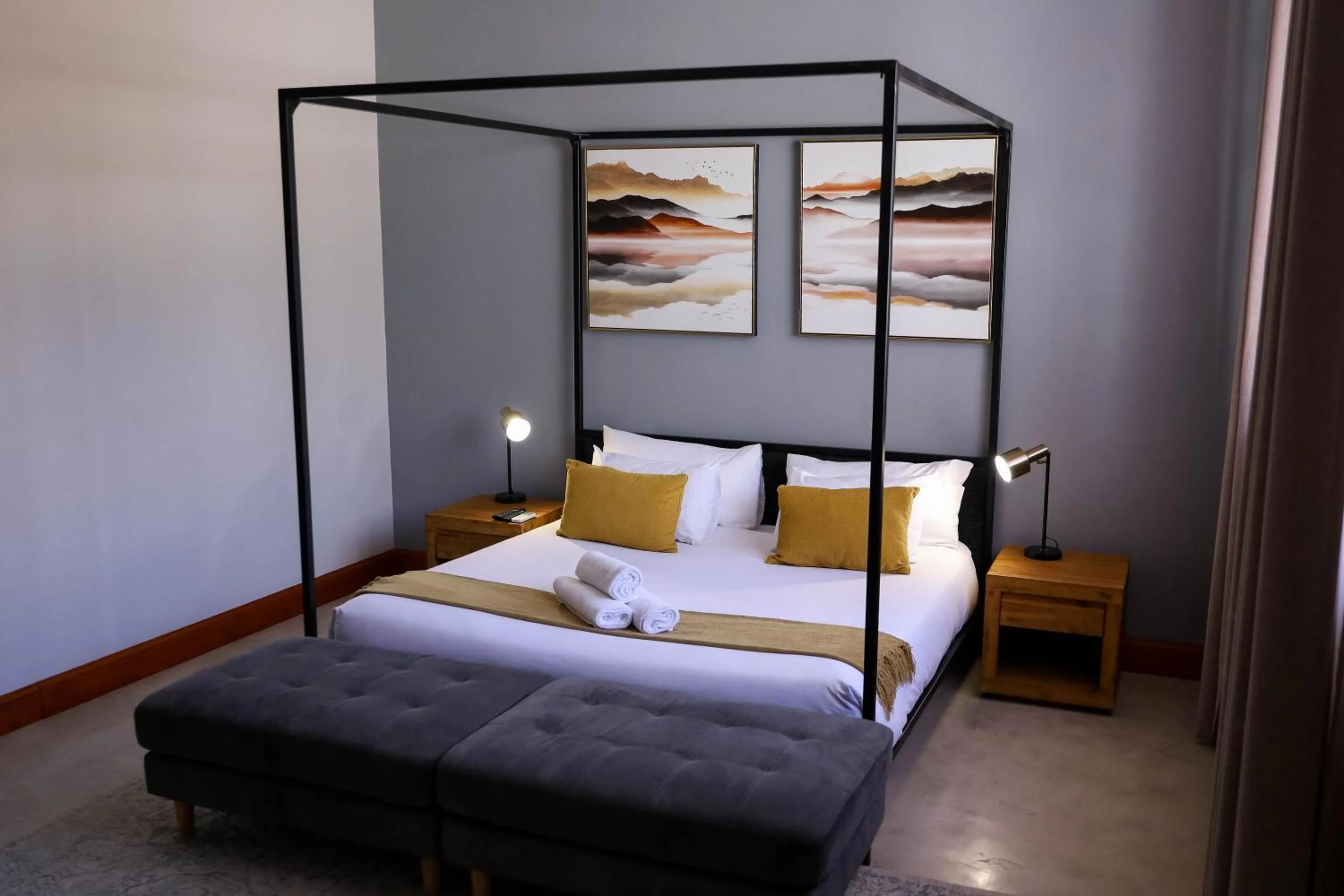 Bed in Uitsig Boutique Hotel
