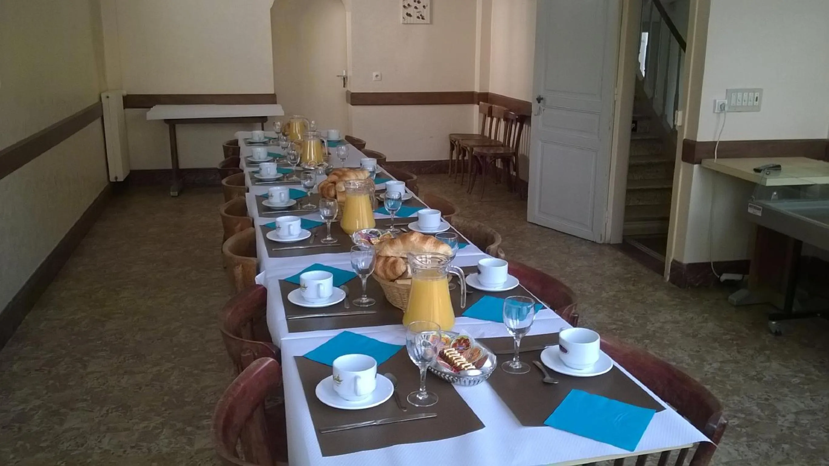 Continental breakfast in Hotel Le Colbert epernay