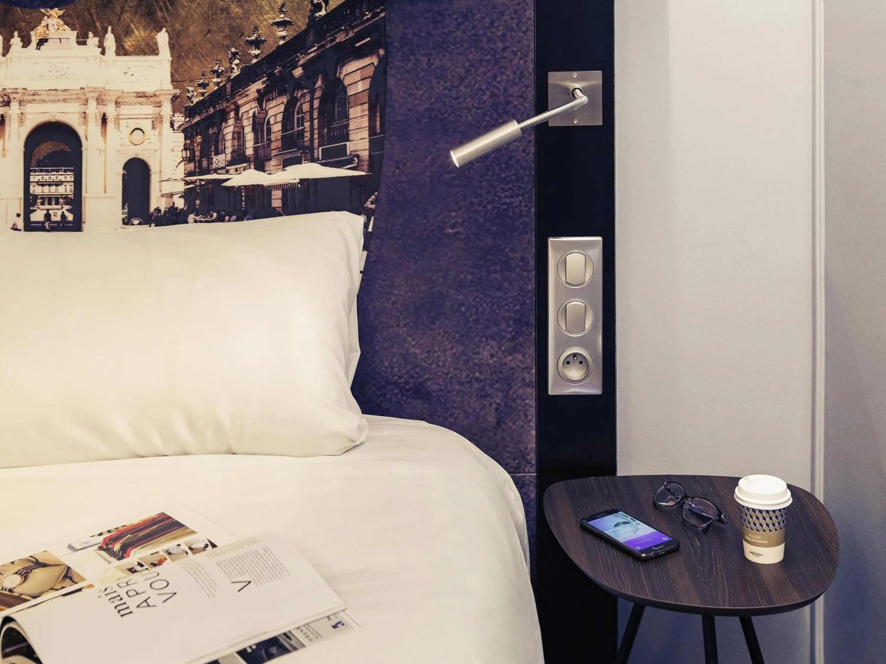 Bedroom, Bed in Mercure Nancy Centre Place Stanislas