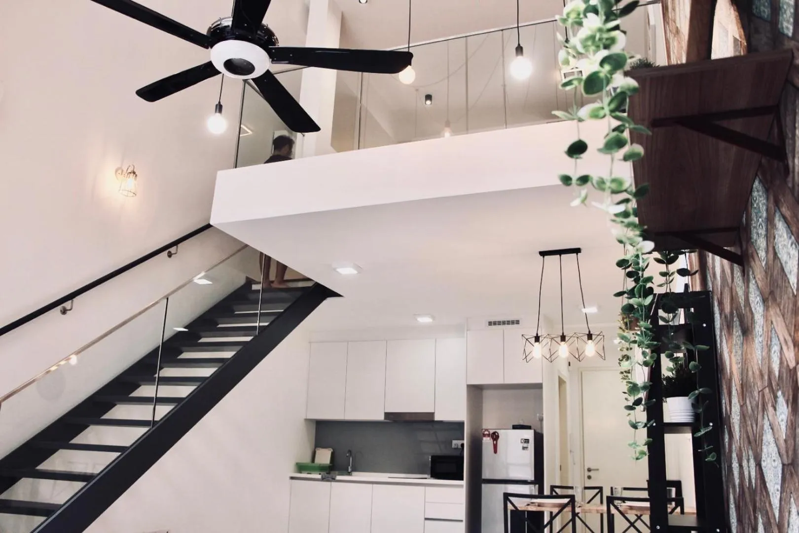 Kitchen or kitchenette in EkoCheras Suite by MOKA