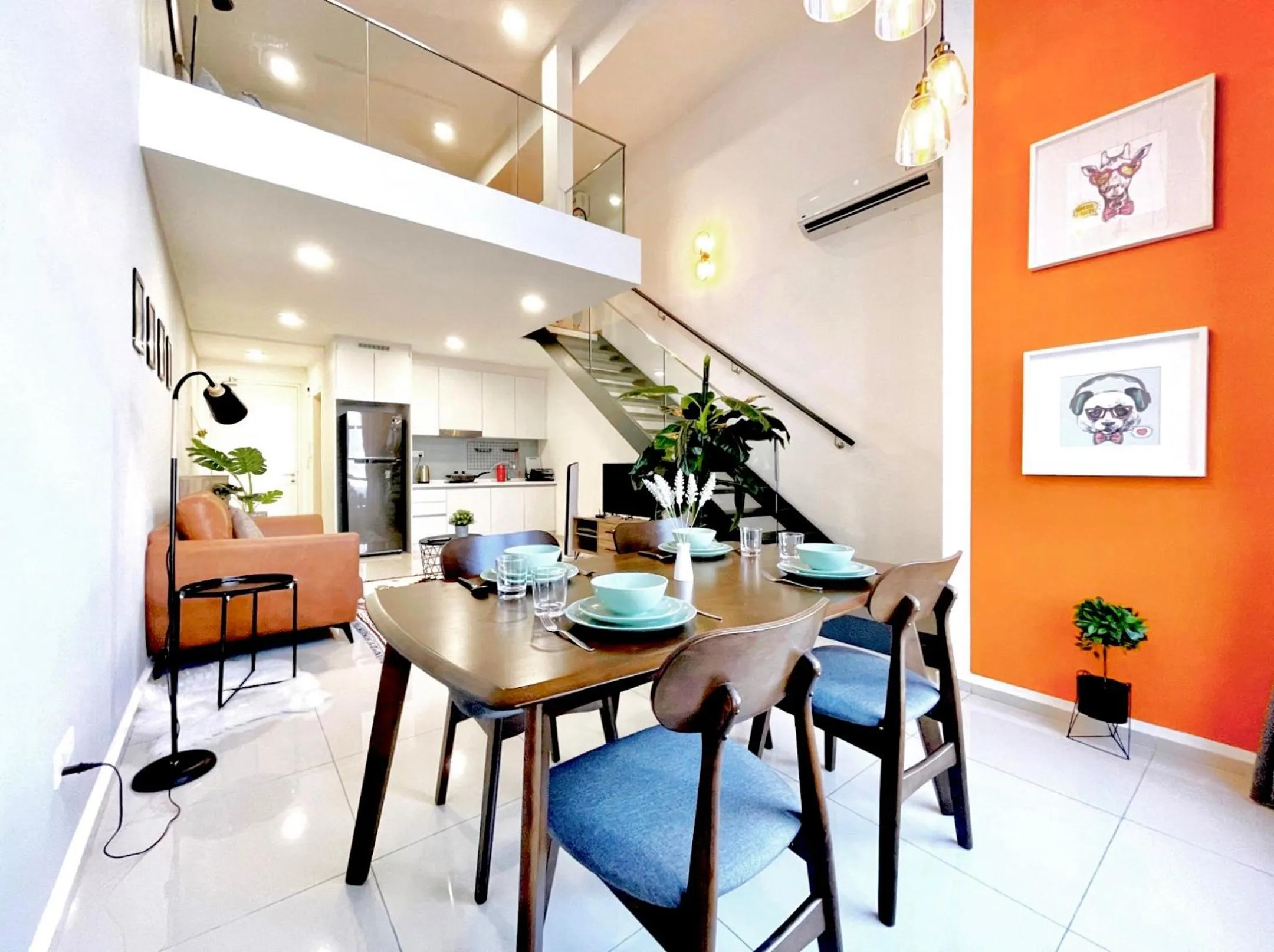 Seating area in EkoCheras Suite by MOKA