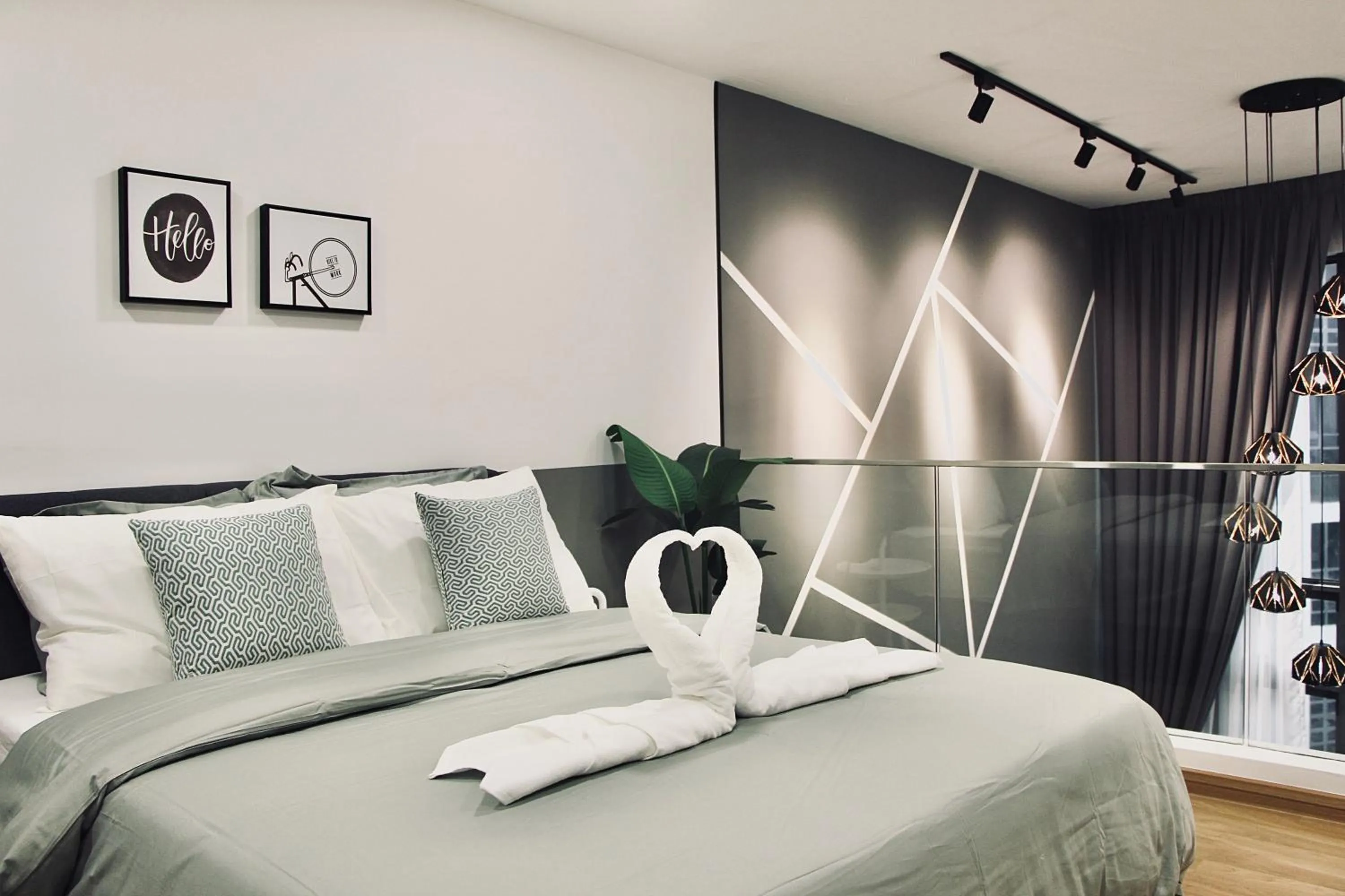 Bed in EkoCheras Suite by MOKA