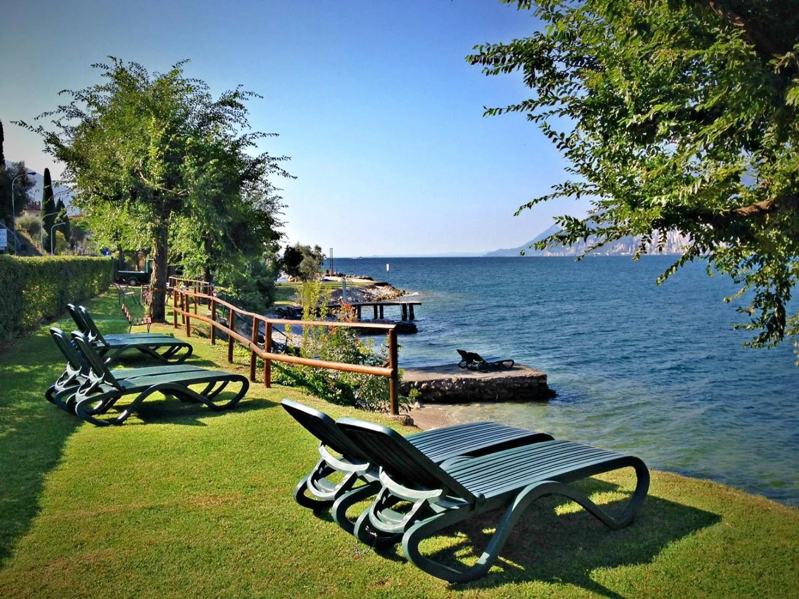 Garden in Hotel Villa Carmen