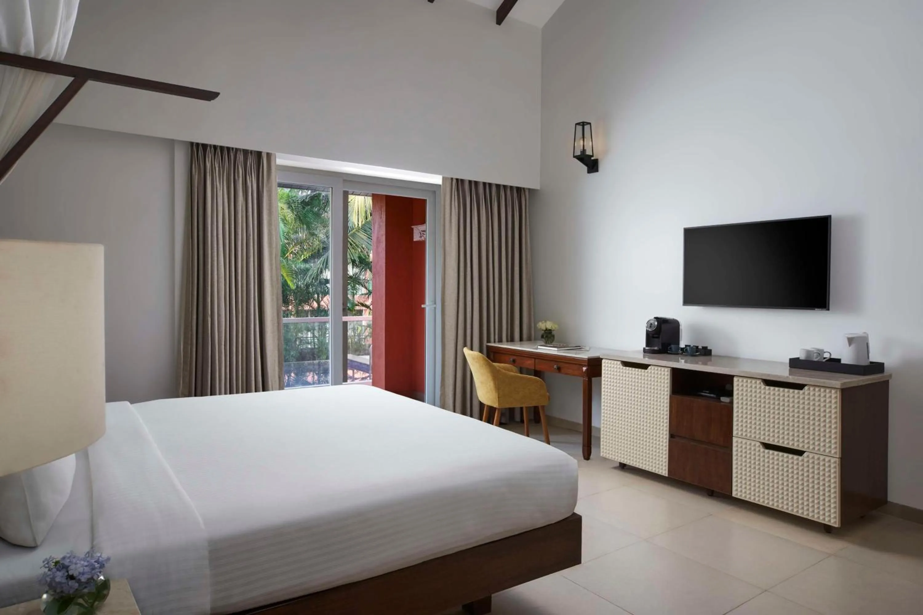 Photo of the whole room, Bed in Mandrem Beach Resort, a member of Radisson Individuals Retreat