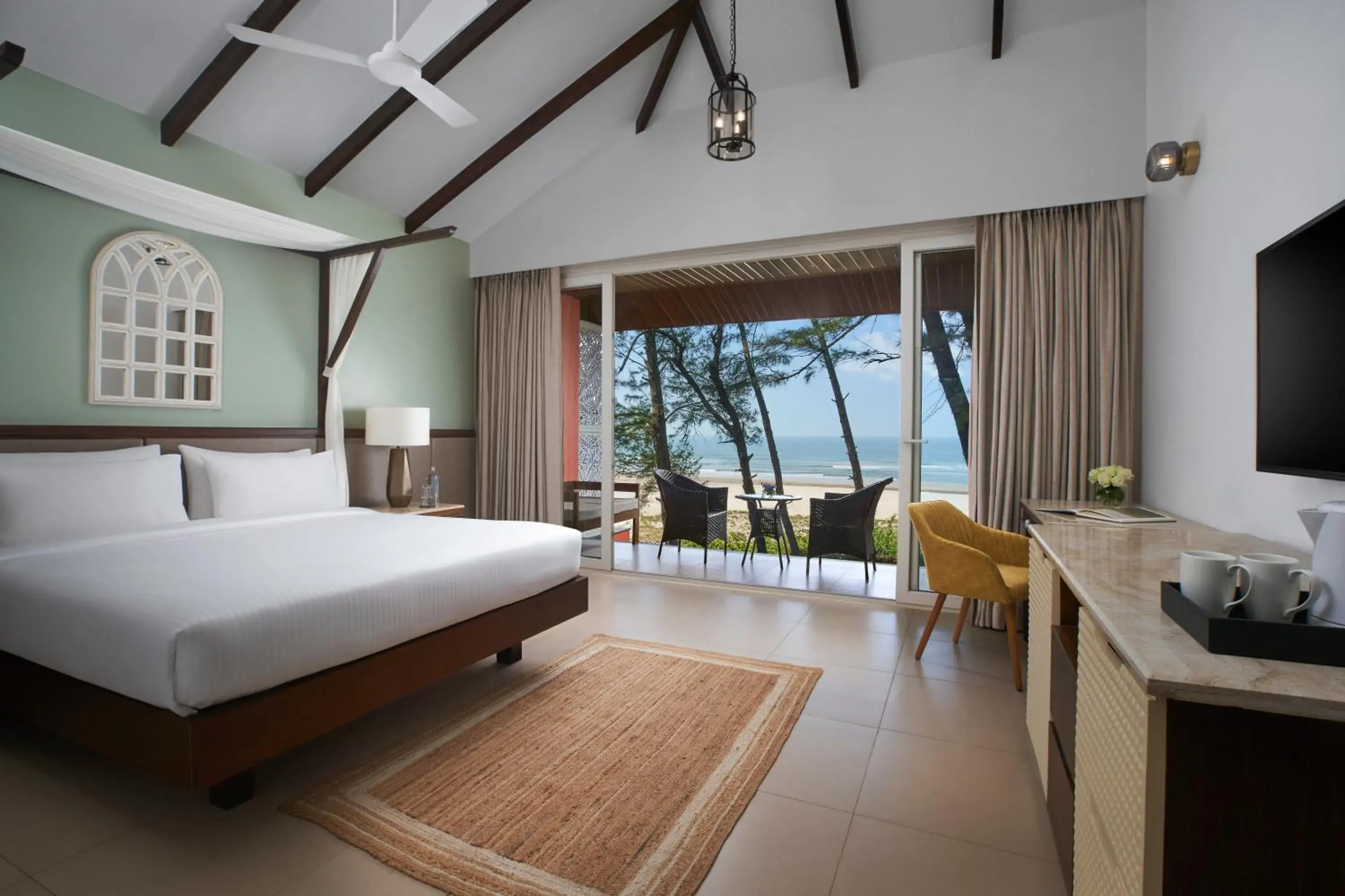 View (from property/room), Bed in Mandrem Beach Resort, a member of Radisson Individuals Retreat View (from property/room), Bed in Mandrem Beach Resort, a member of Radisson Individuals Retreat