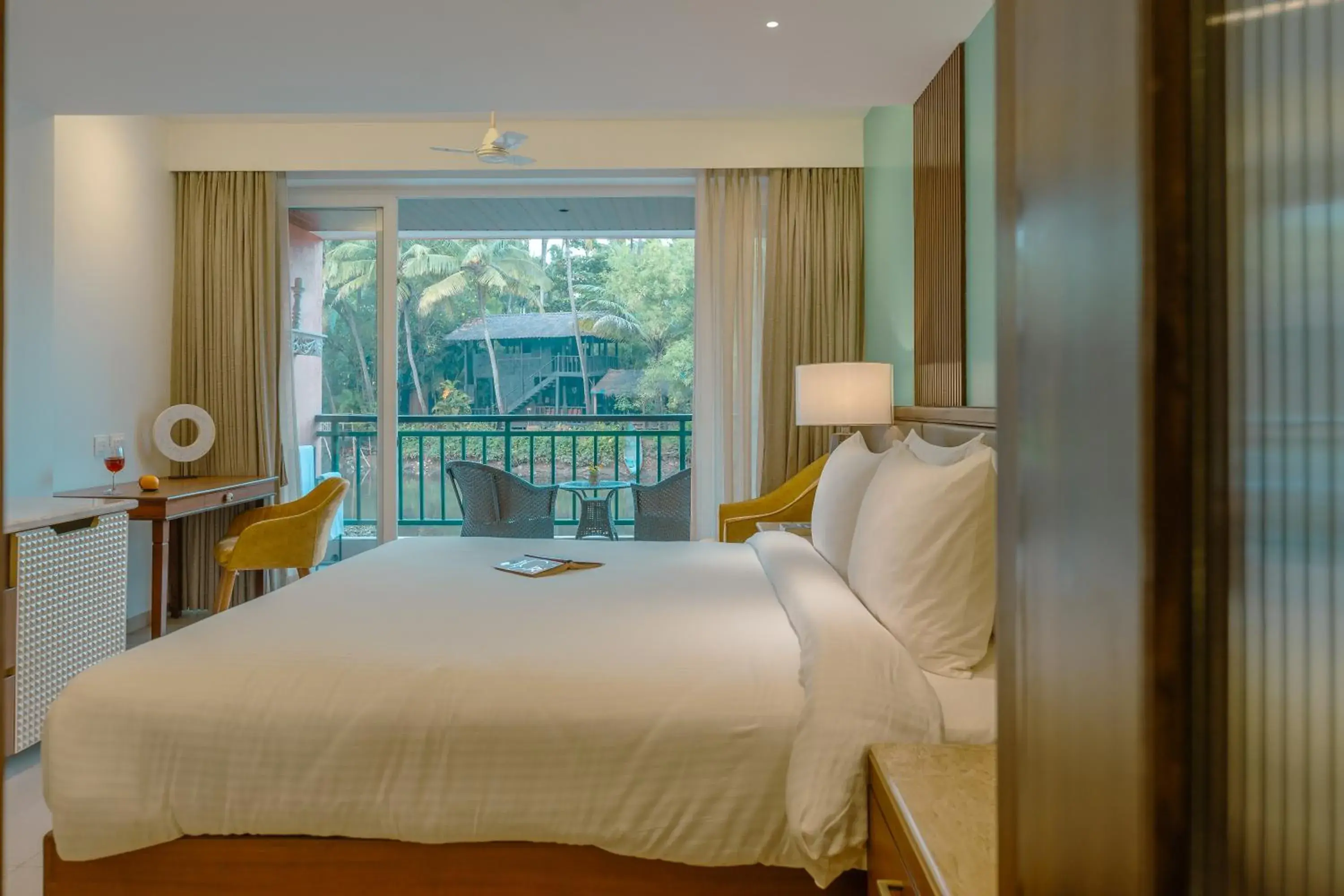 View (from property/room), Bed in Mandrem Beach Resort, a member of Radisson Individuals Retreat View (from property/room), Bed in Mandrem Beach Resort, a member of Radisson Individuals Retreat