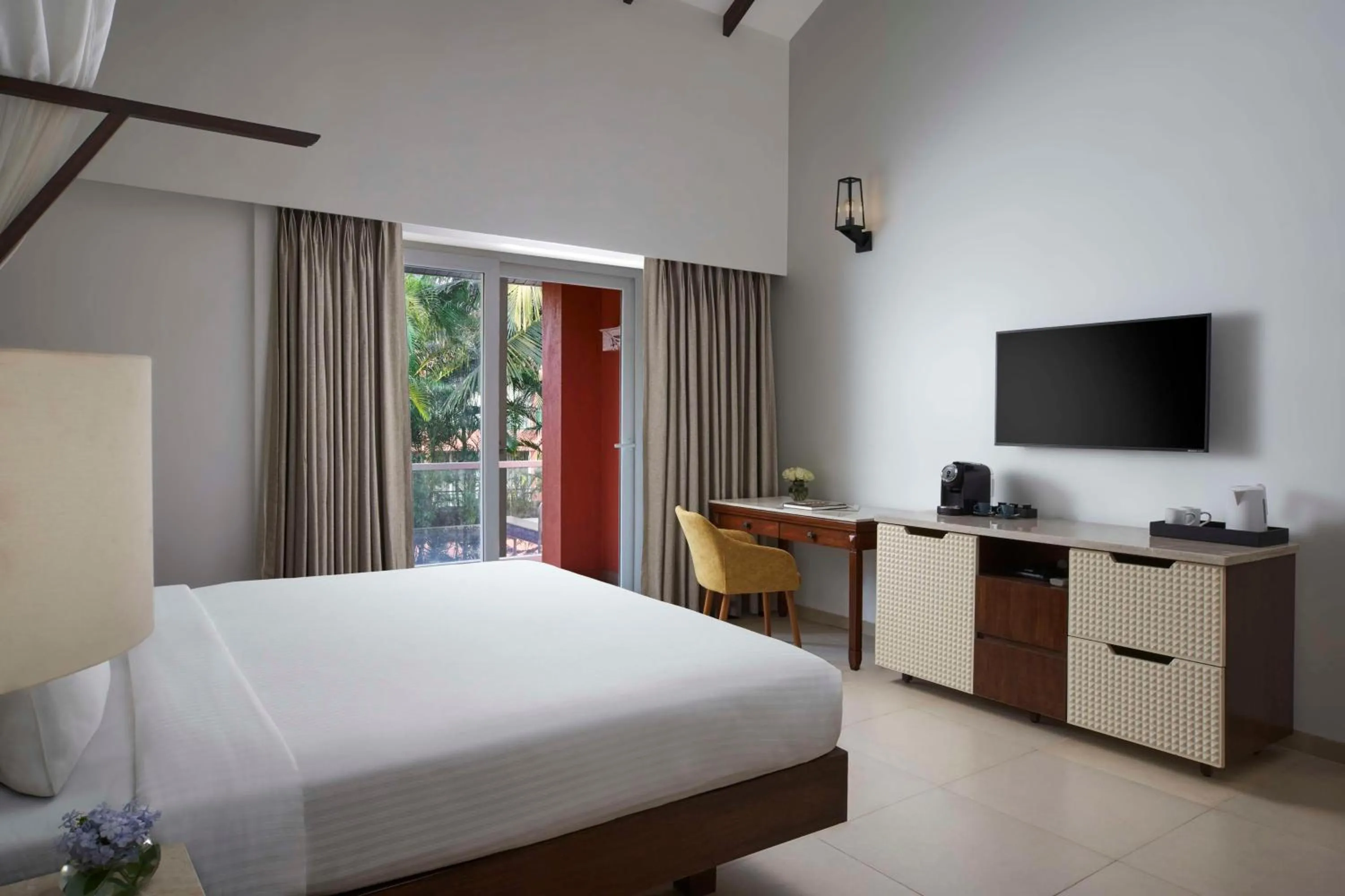 Photo of the whole room, Bed in Mandrem Beach Resort, a member of Radisson Individuals Retreat