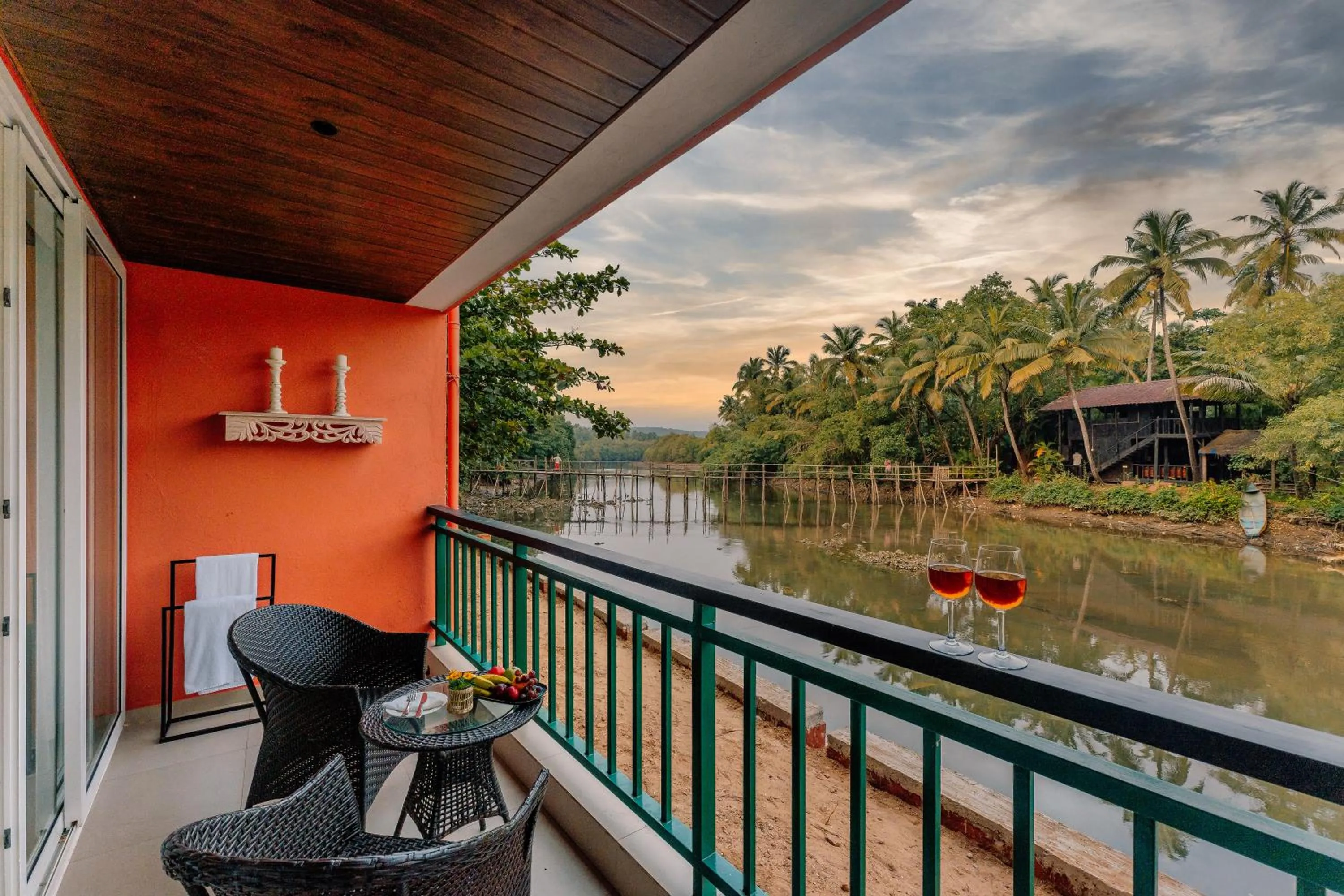River view in Mandrem Beach Resort, a member of Radisson Individuals Retreat