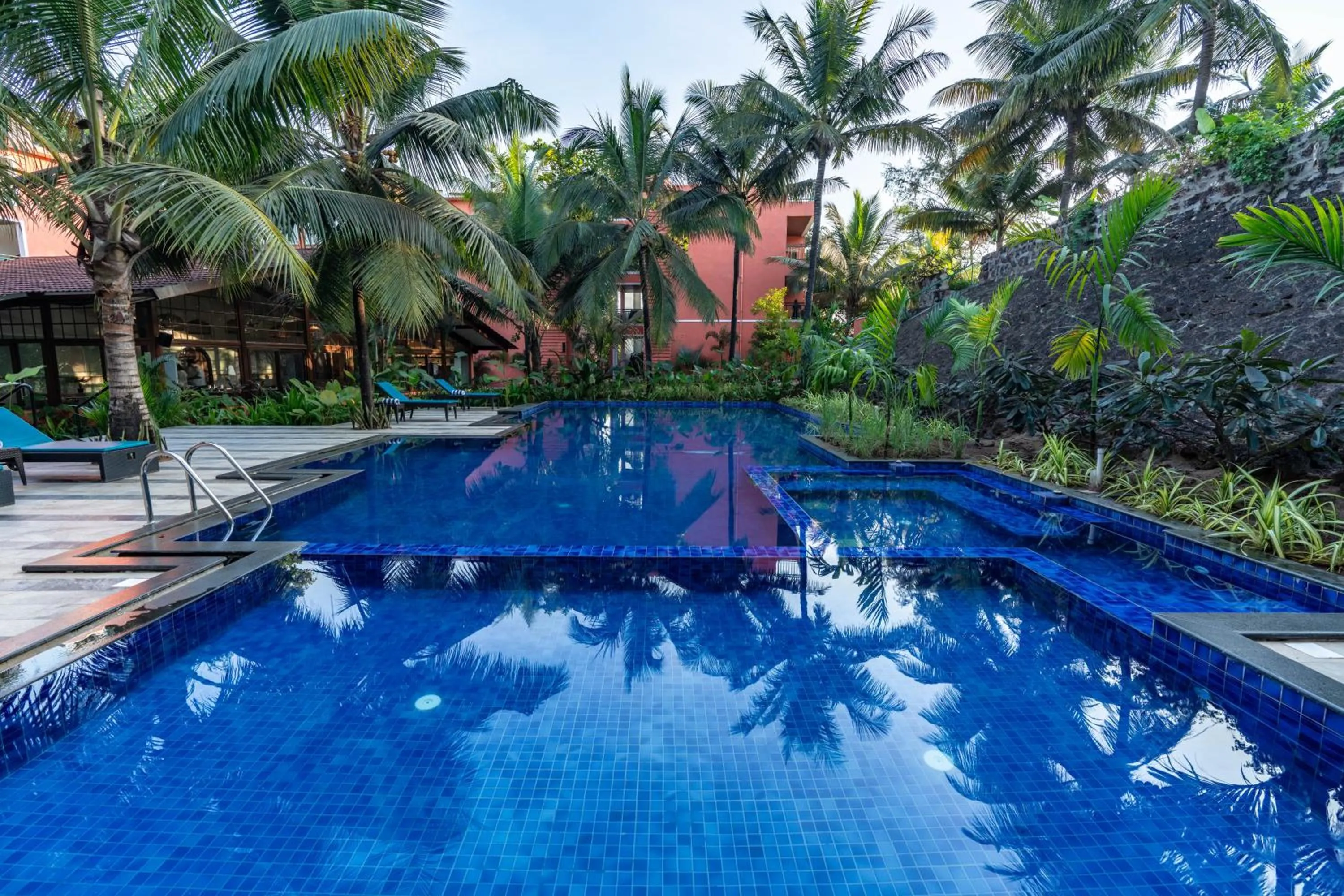 Swimming pool in Mandrem Beach Resort, a member of Radisson Individuals Retreat