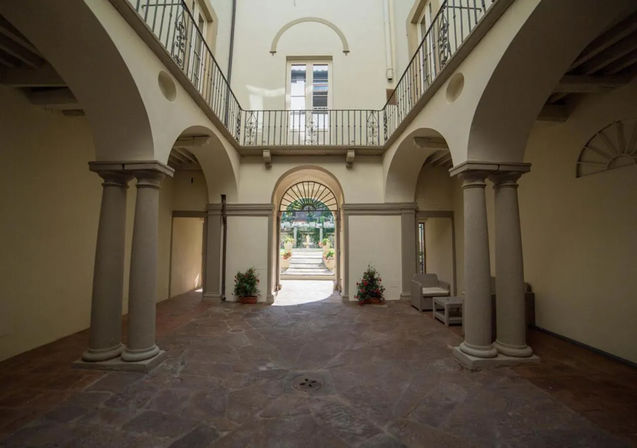 Patio in LUCUS Exclusive Bed and Breakfast