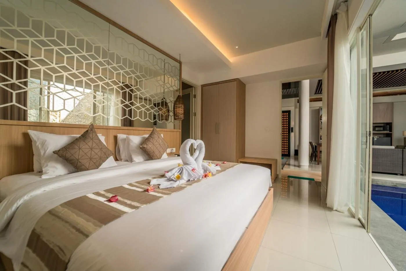 Bed in Ola Villas at Uluwatu Pecatu