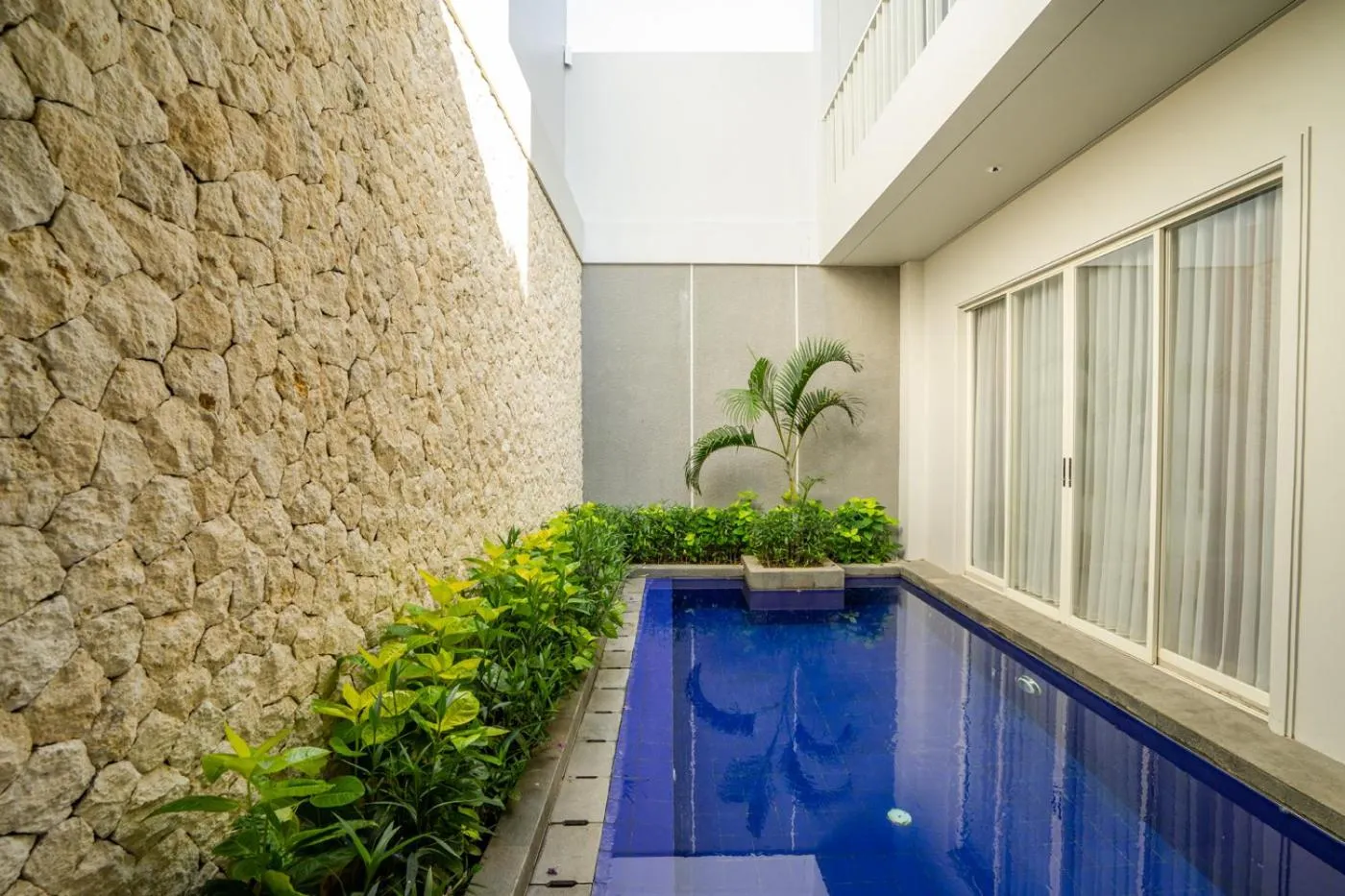 Garden view in Ola Villas at Uluwatu Pecatu