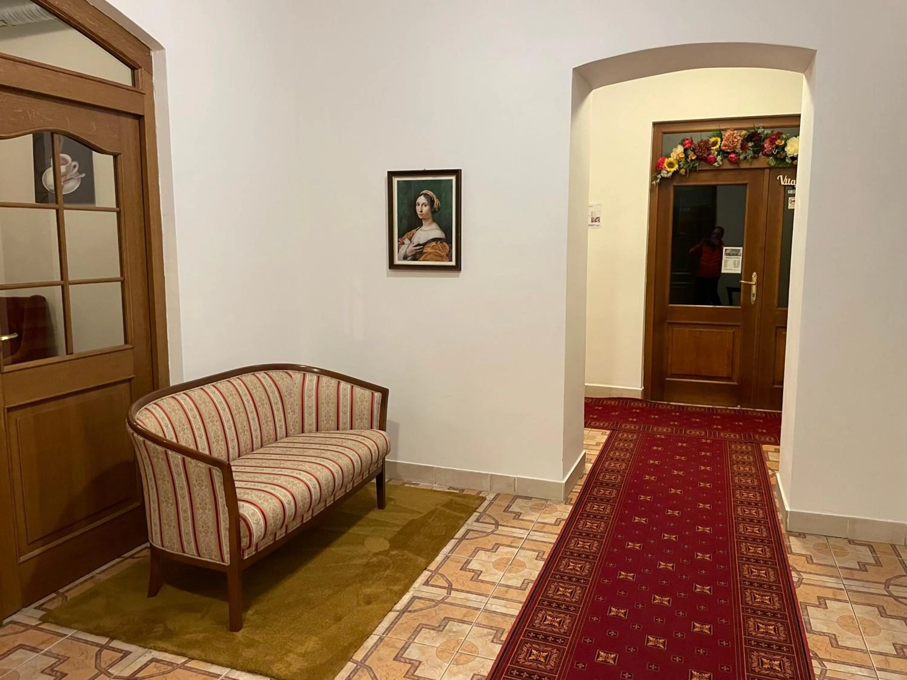 Seating area in Hotel Majovey