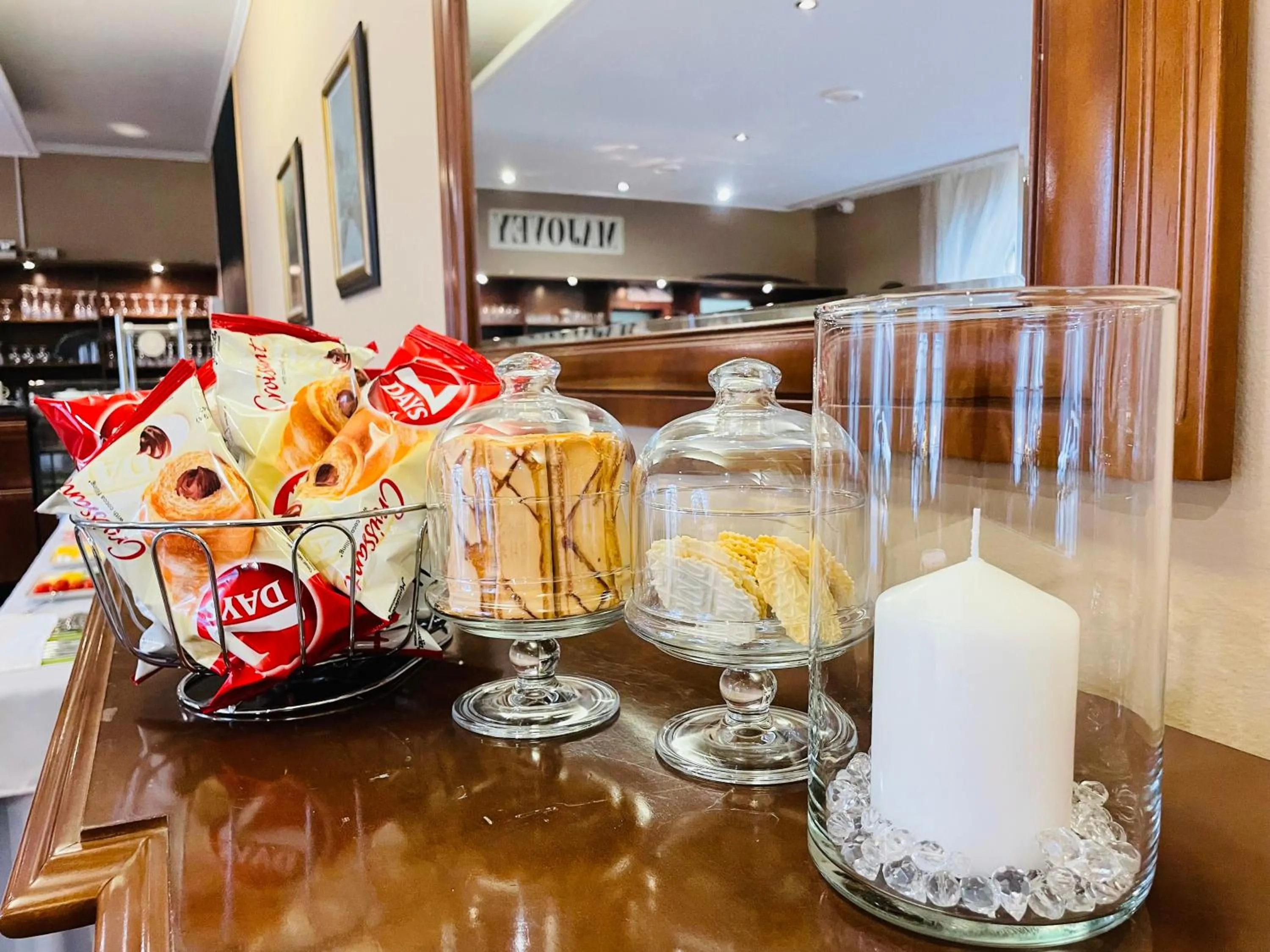 Buffet breakfast in Hotel Majovey