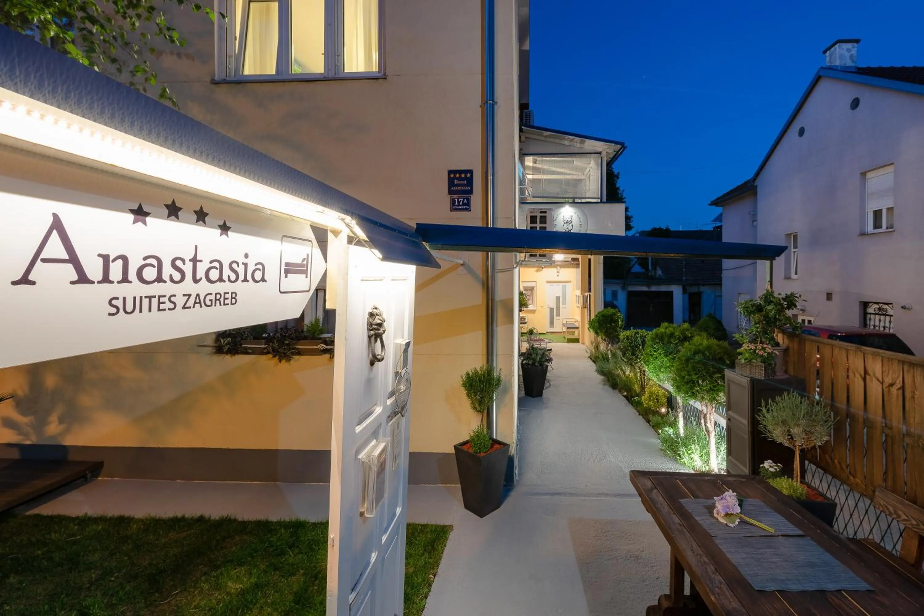 Facade/entrance in Anastasia Suites Zagreb