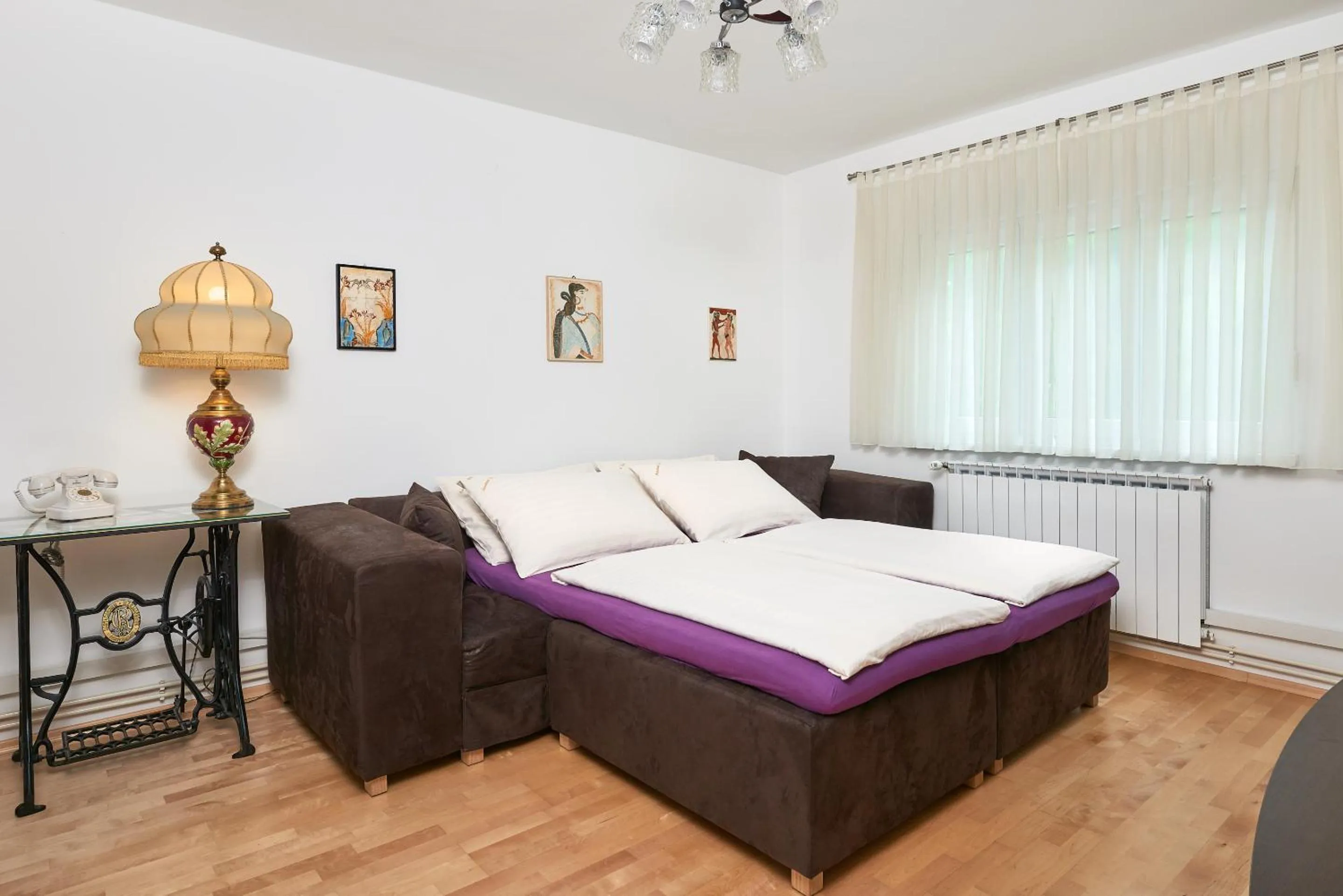 Living room, Bed in Anastasia Suites Zagreb