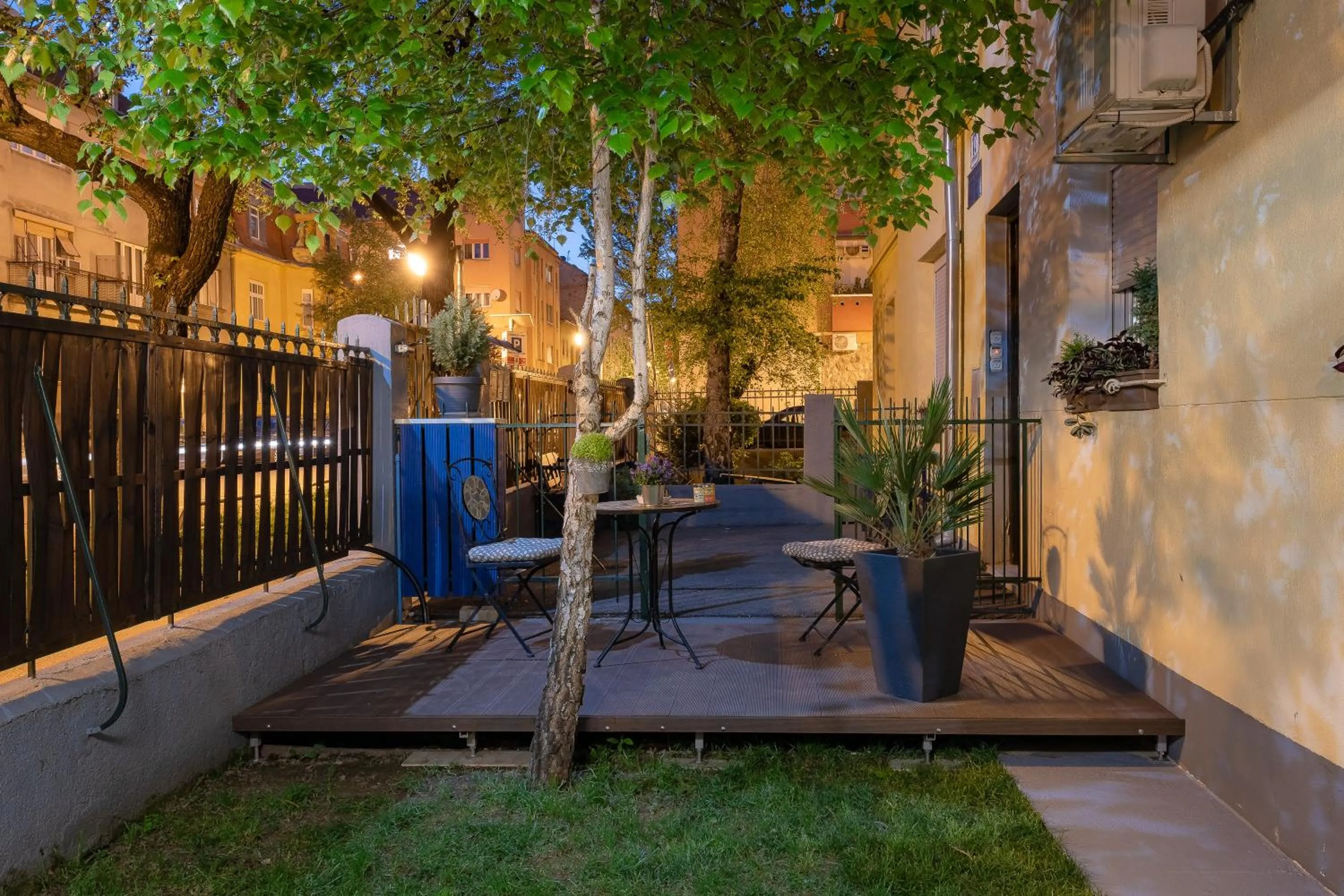 Patio in Anastasia Suites Zagreb