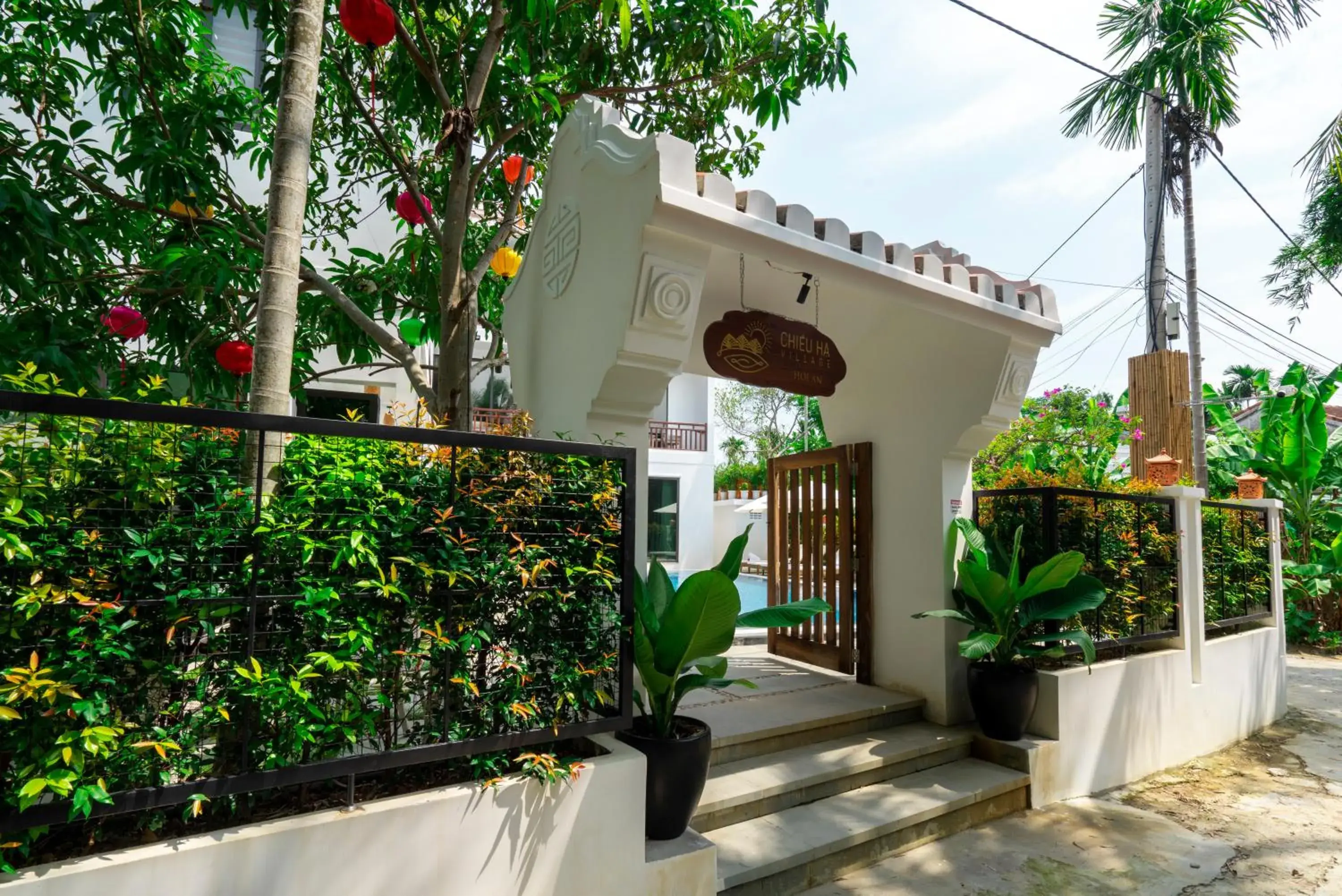 Facade/entrance in Chieu Ha Village Riverside - Hoi An Facade/entrance in Chieu Ha Village Riverside - Hoi An