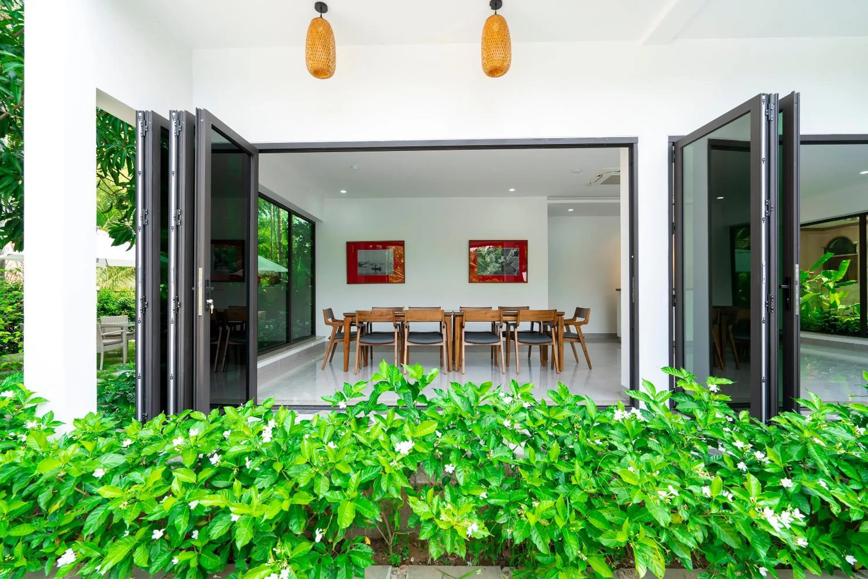 Dining area in Chieu Ha Village Riverside - Hoi An Dining area in Chieu Ha Village Riverside - Hoi An