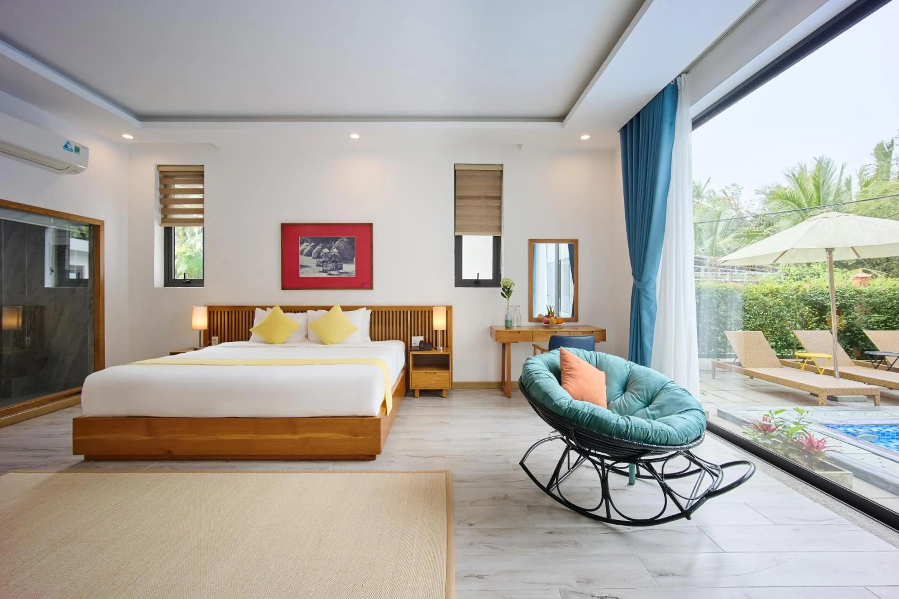 Shower, Bed in Chieu Ha Village Riverside - Hoi An