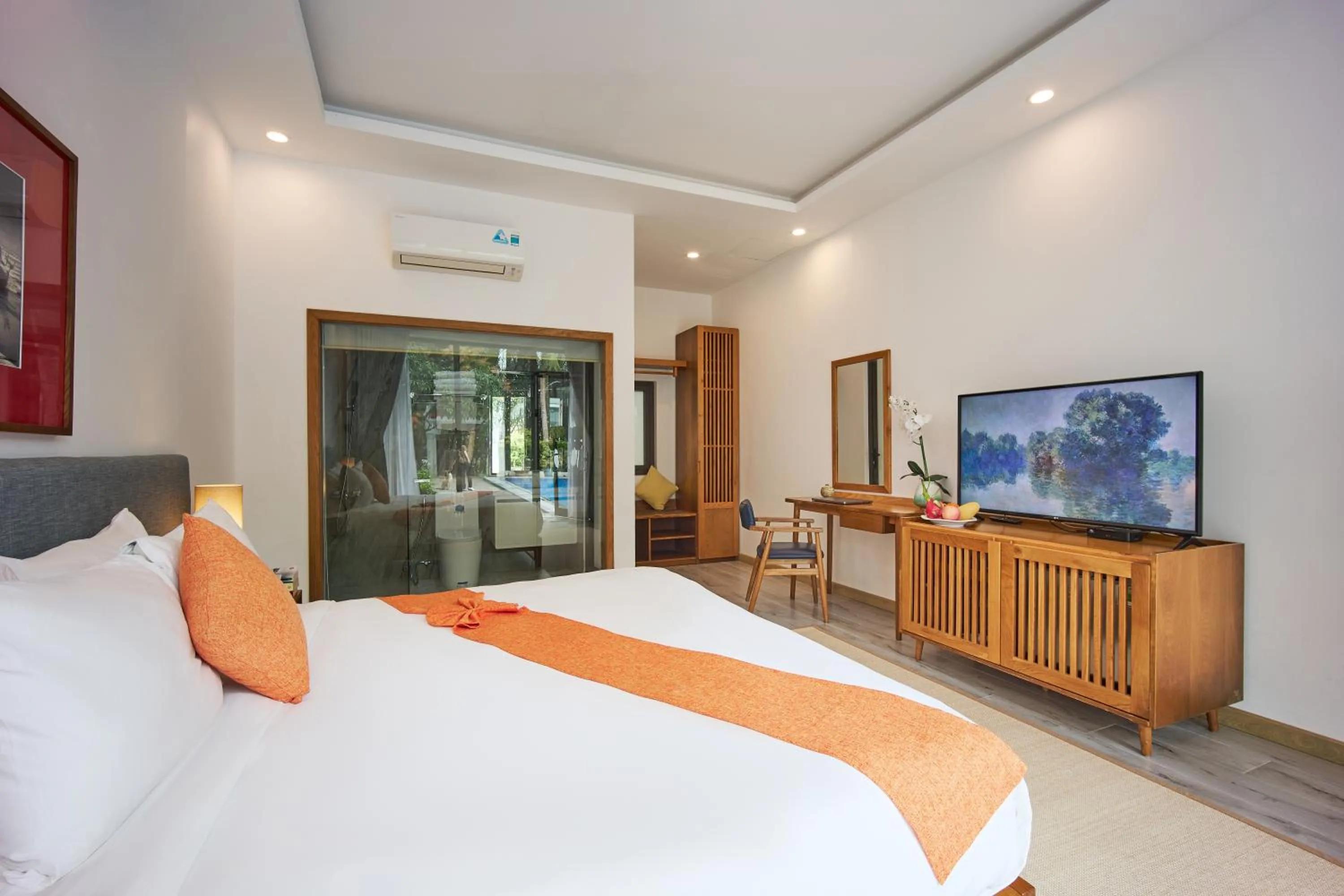 Shower, Bed in Chieu Ha Village Riverside - Hoi An