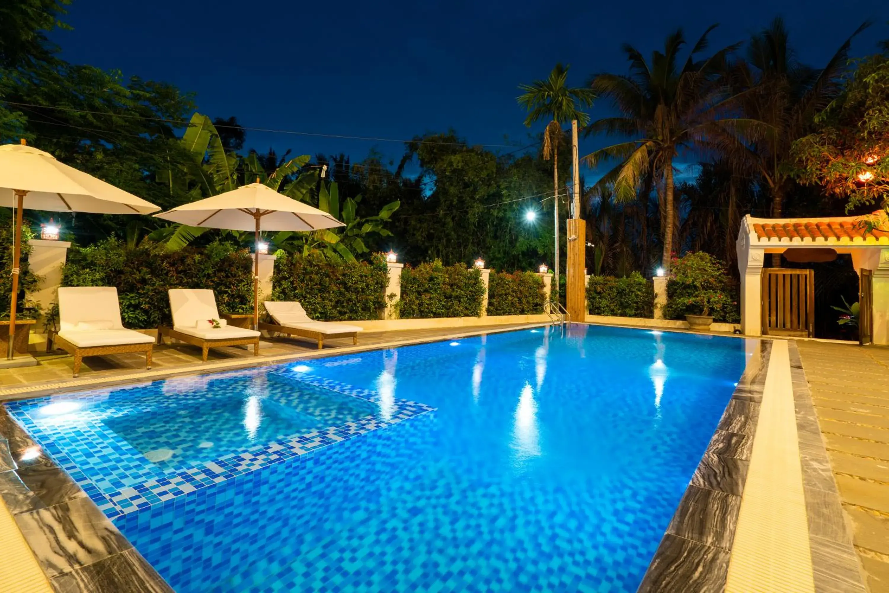 Pool view in Chieu Ha Village Riverside - Hoi An Pool view in Chieu Ha Village Riverside - Hoi An