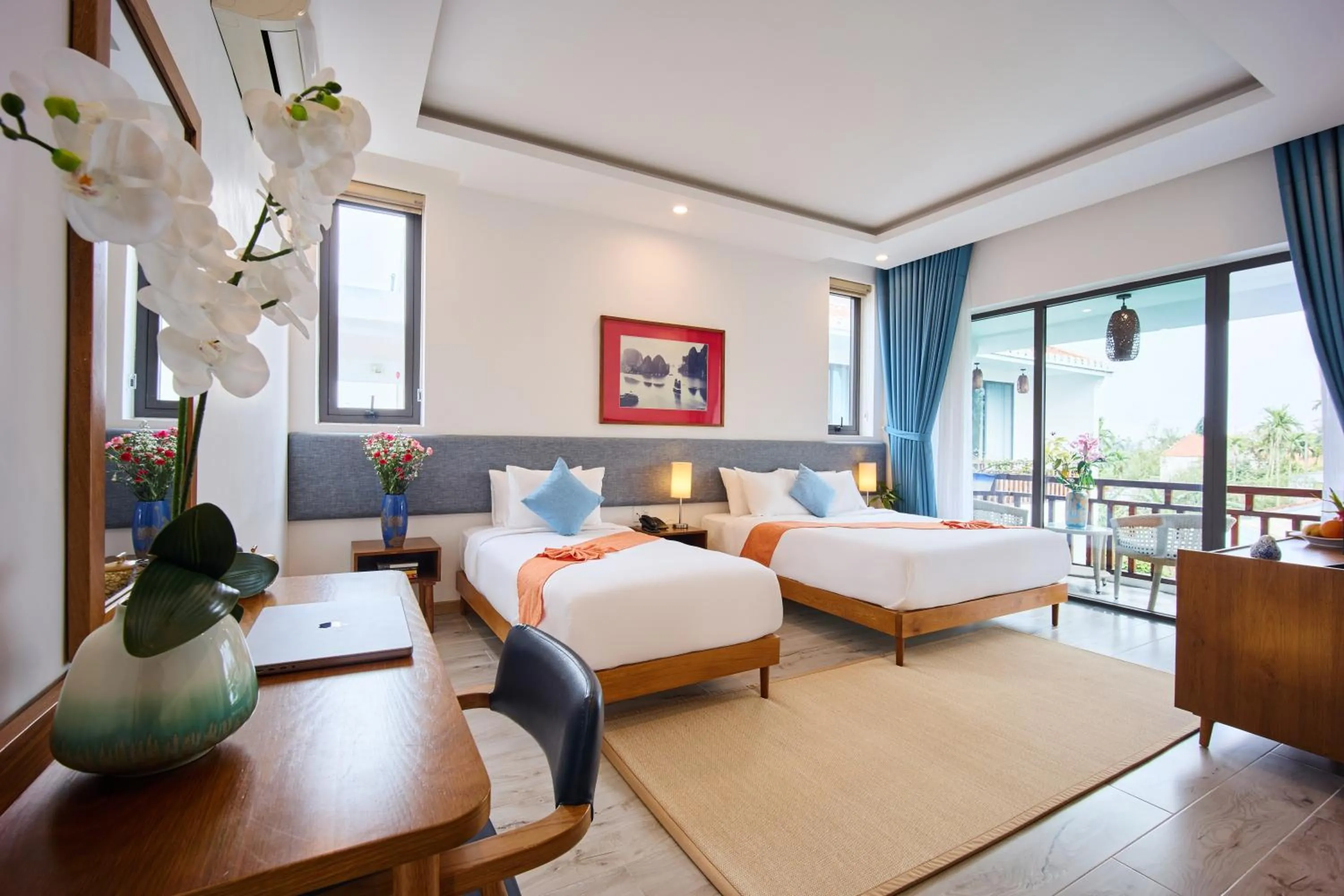 Shower, Bed in Chieu Ha Village Riverside - Hoi An