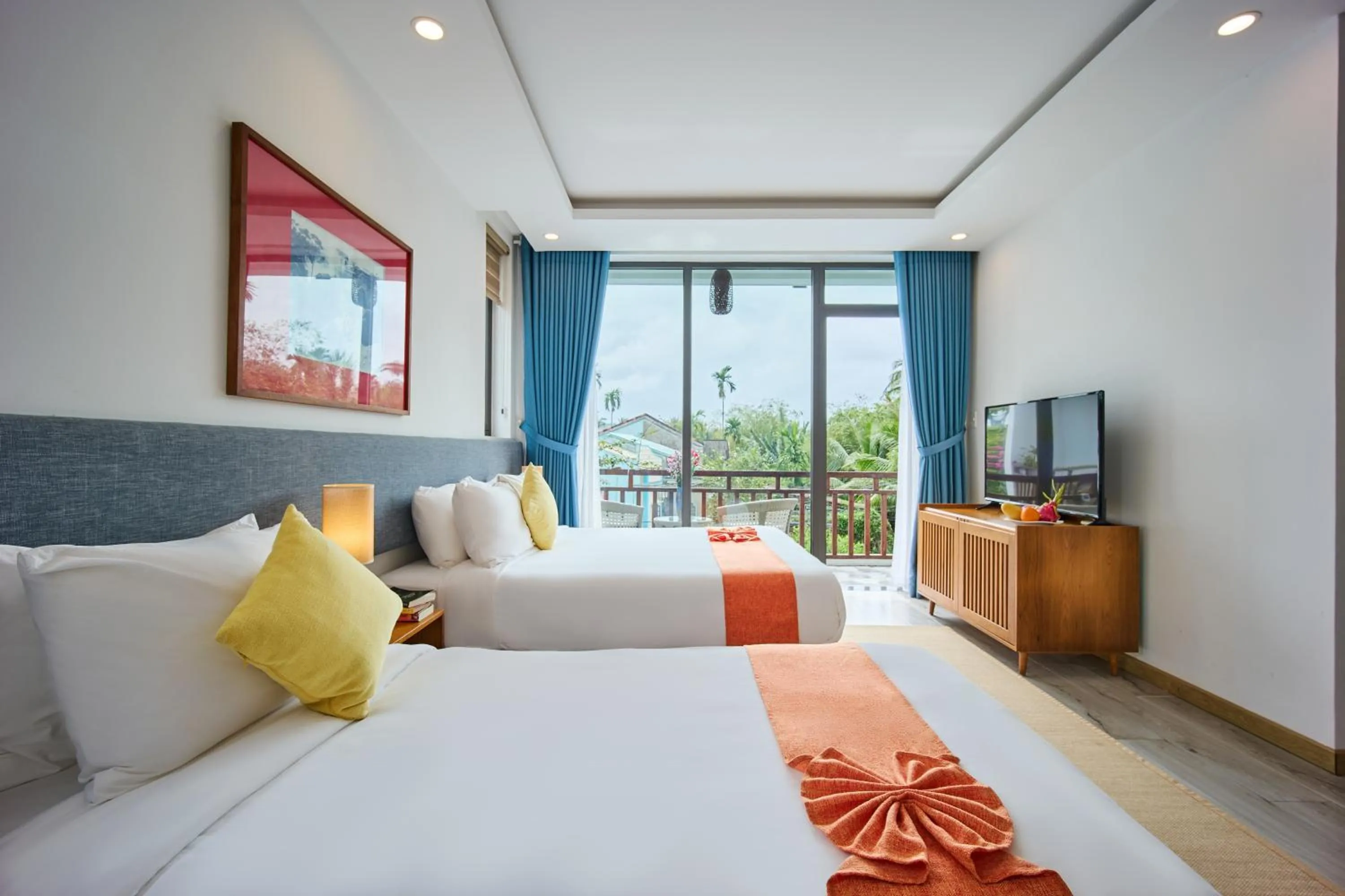 Shower, Bed in Chieu Ha Village Riverside - Hoi An