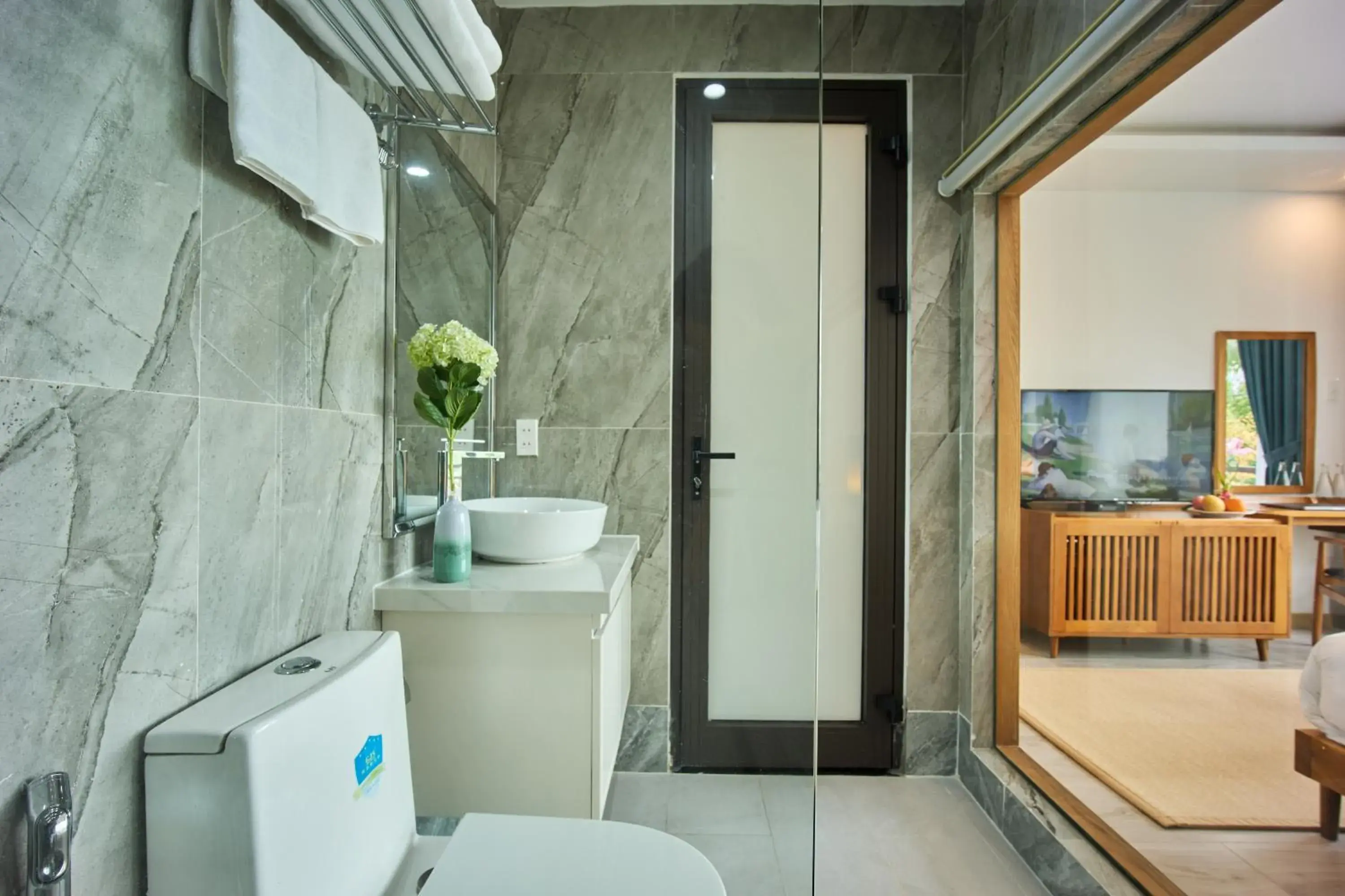 Bathroom in Chieu Ha Village Riverside - Hoi An Bathroom in Chieu Ha Village Riverside - Hoi An