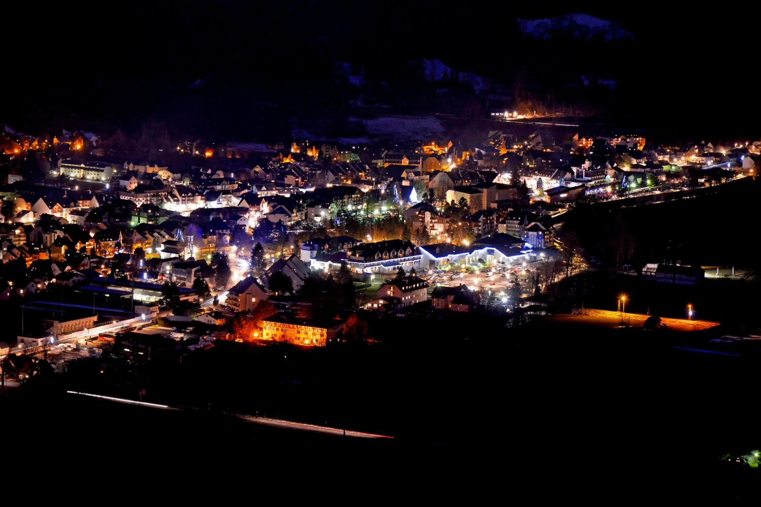 Bird's eye view in Mercure Saint-Lary