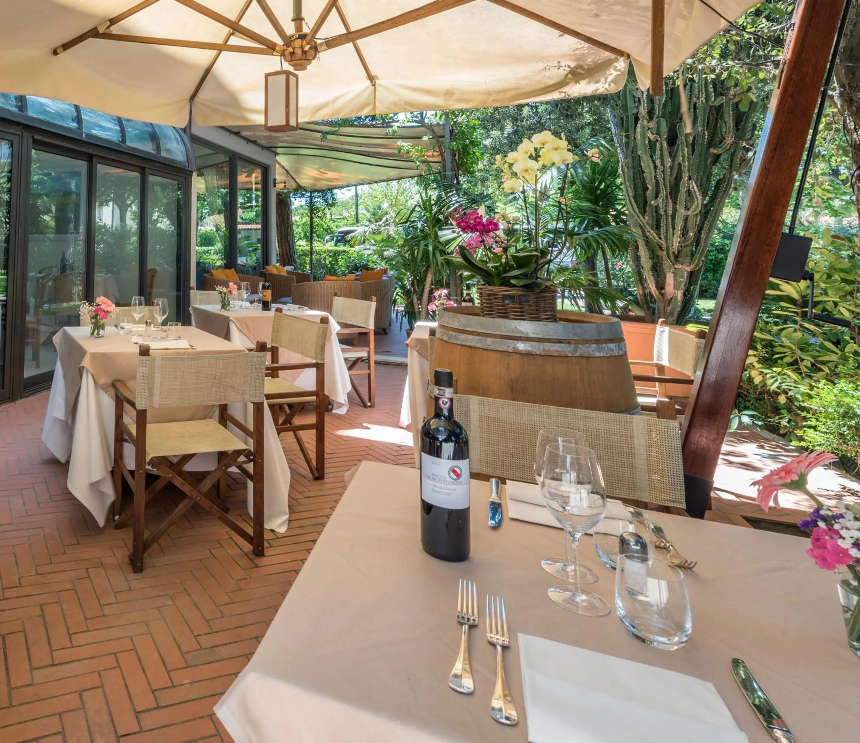 Garden in Hotel Andreaneri