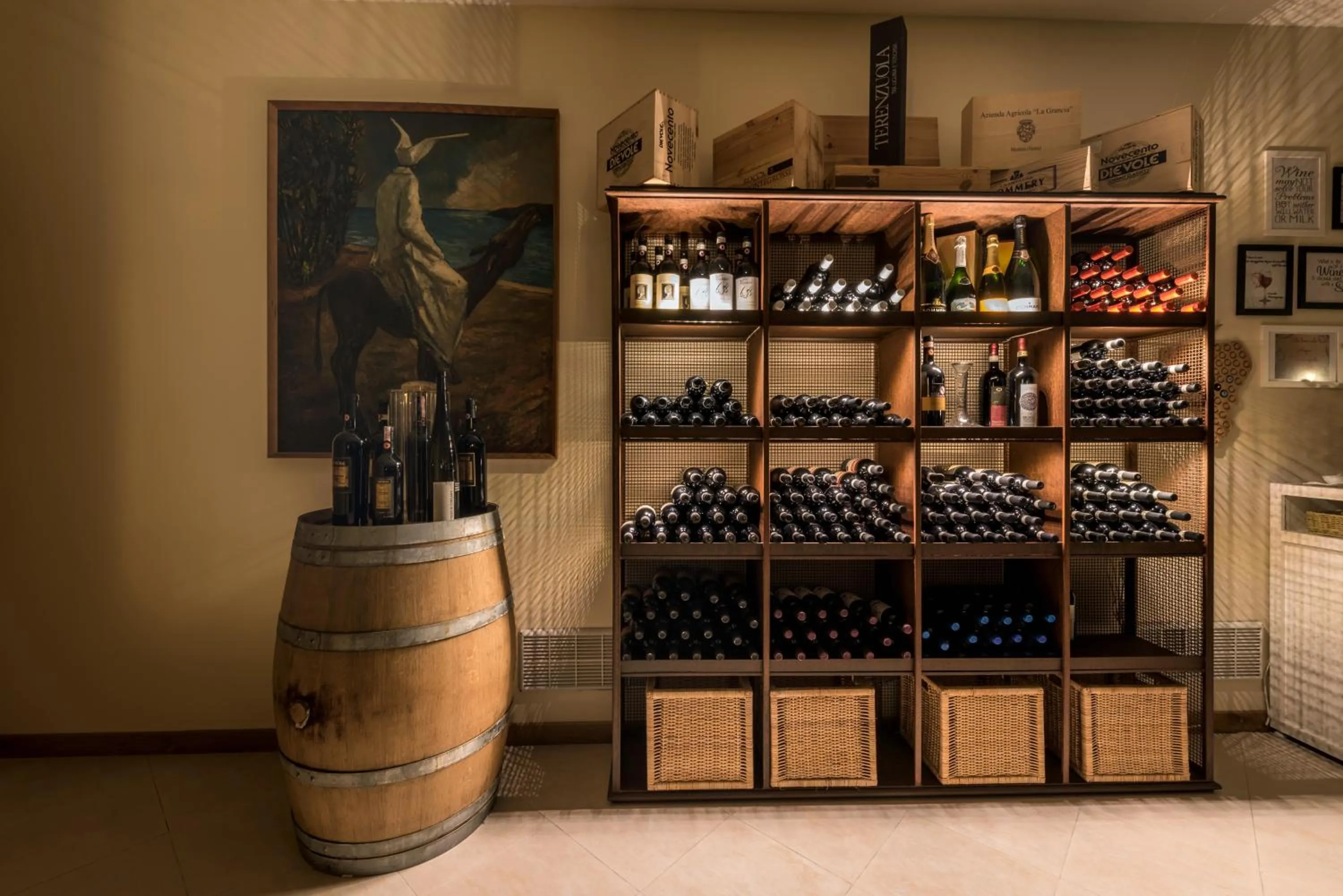 Alcoholic drinks in Hotel Andreaneri