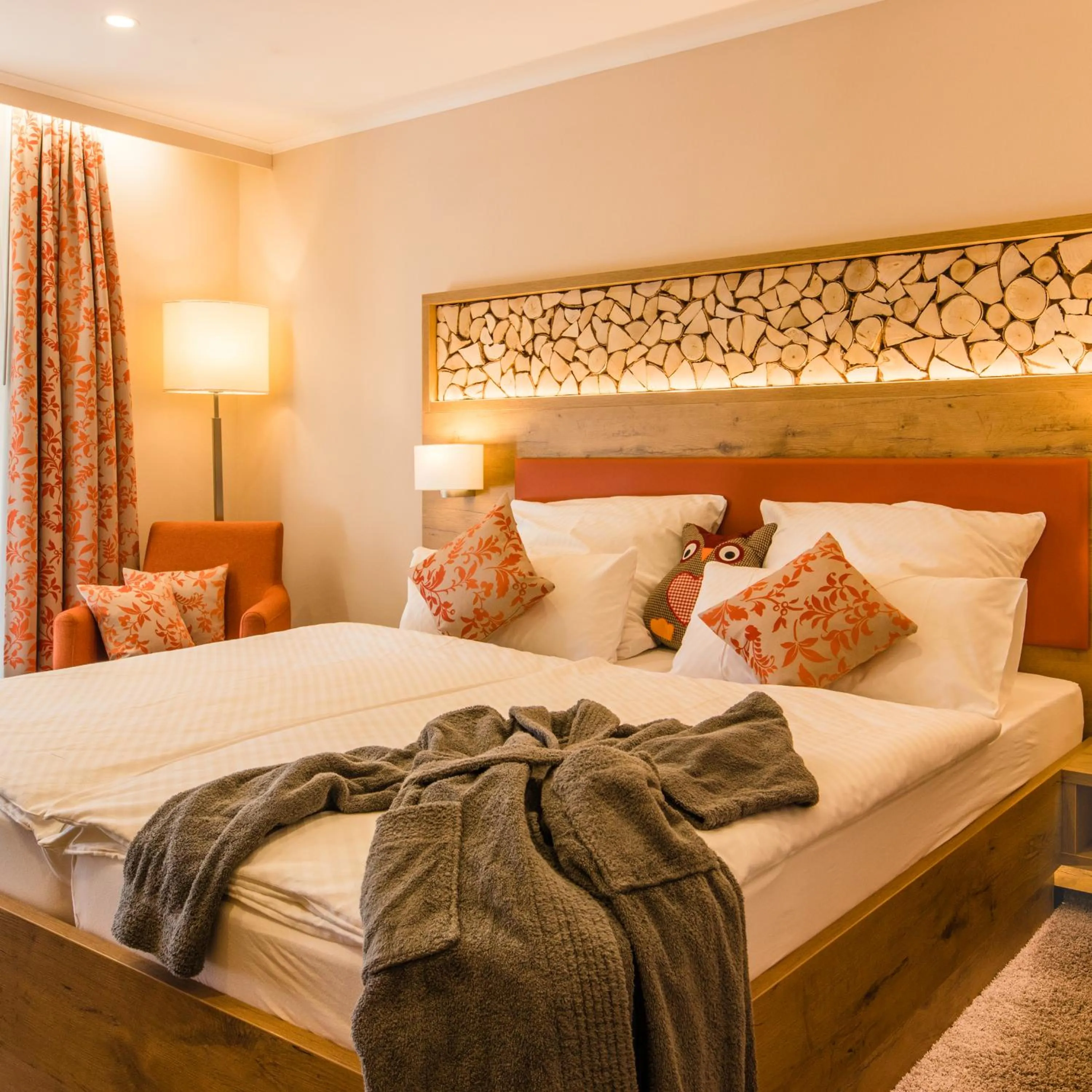 Bedroom, Bed in Hotel Pension Fortuna