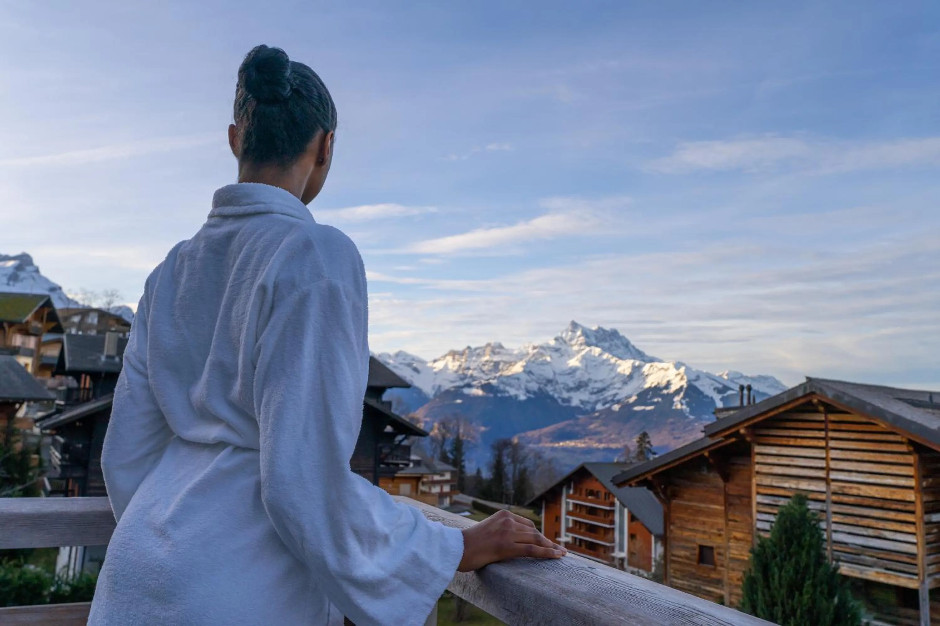 View (from property/room) in VIU Hotel Villars