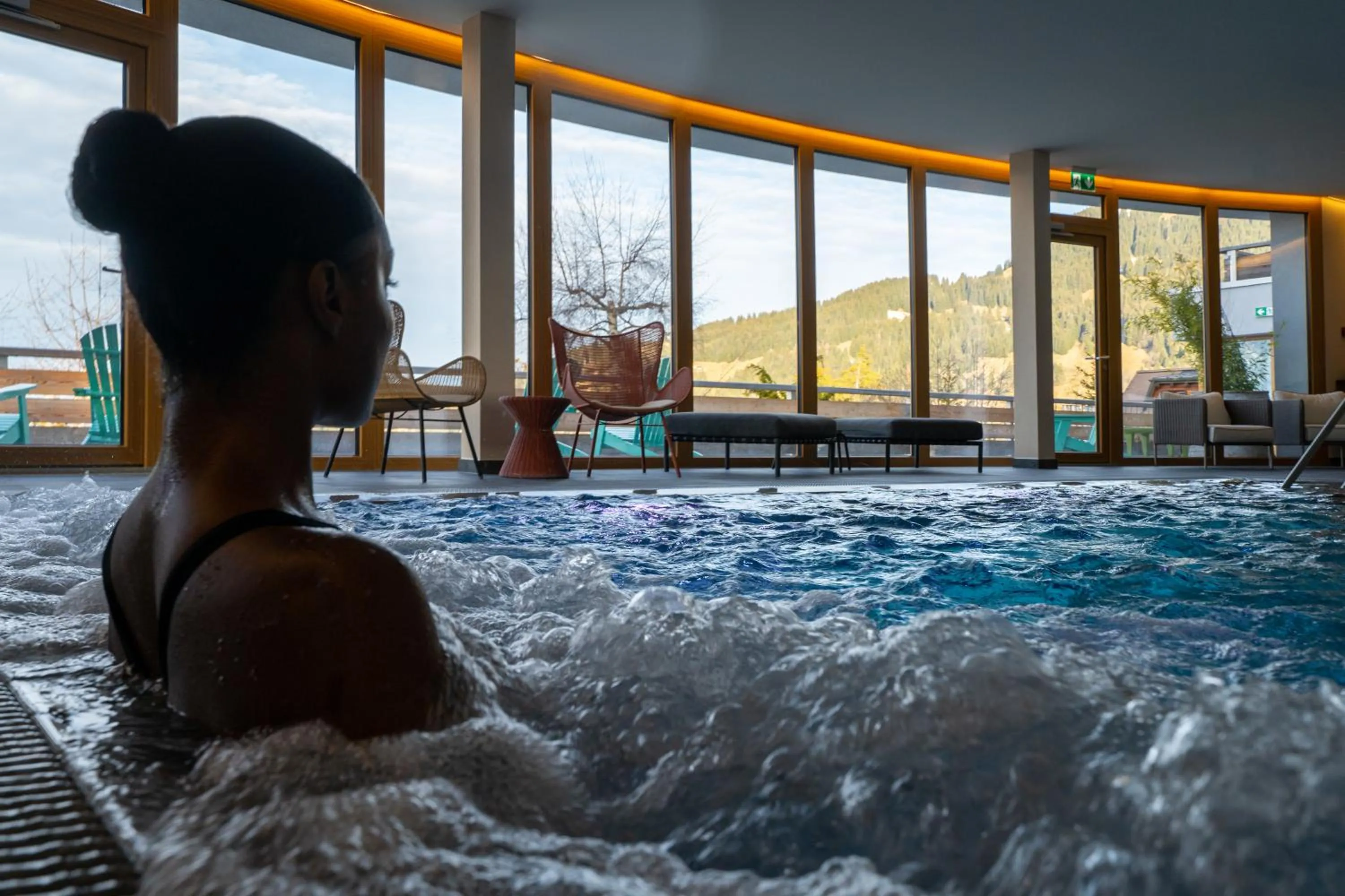 Hot Tub in VIU Hotel Villars