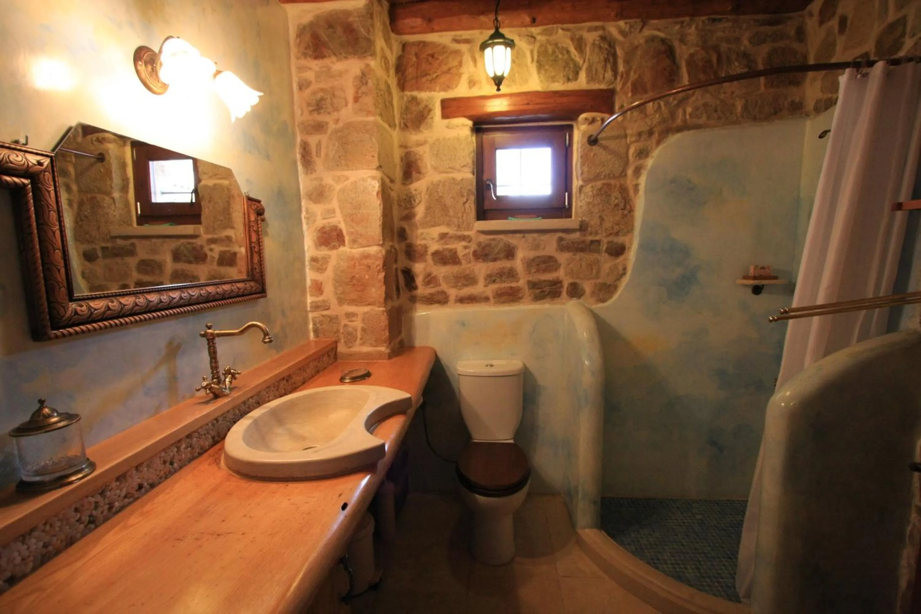 Bathroom in Lithos Traditional Guest Houses