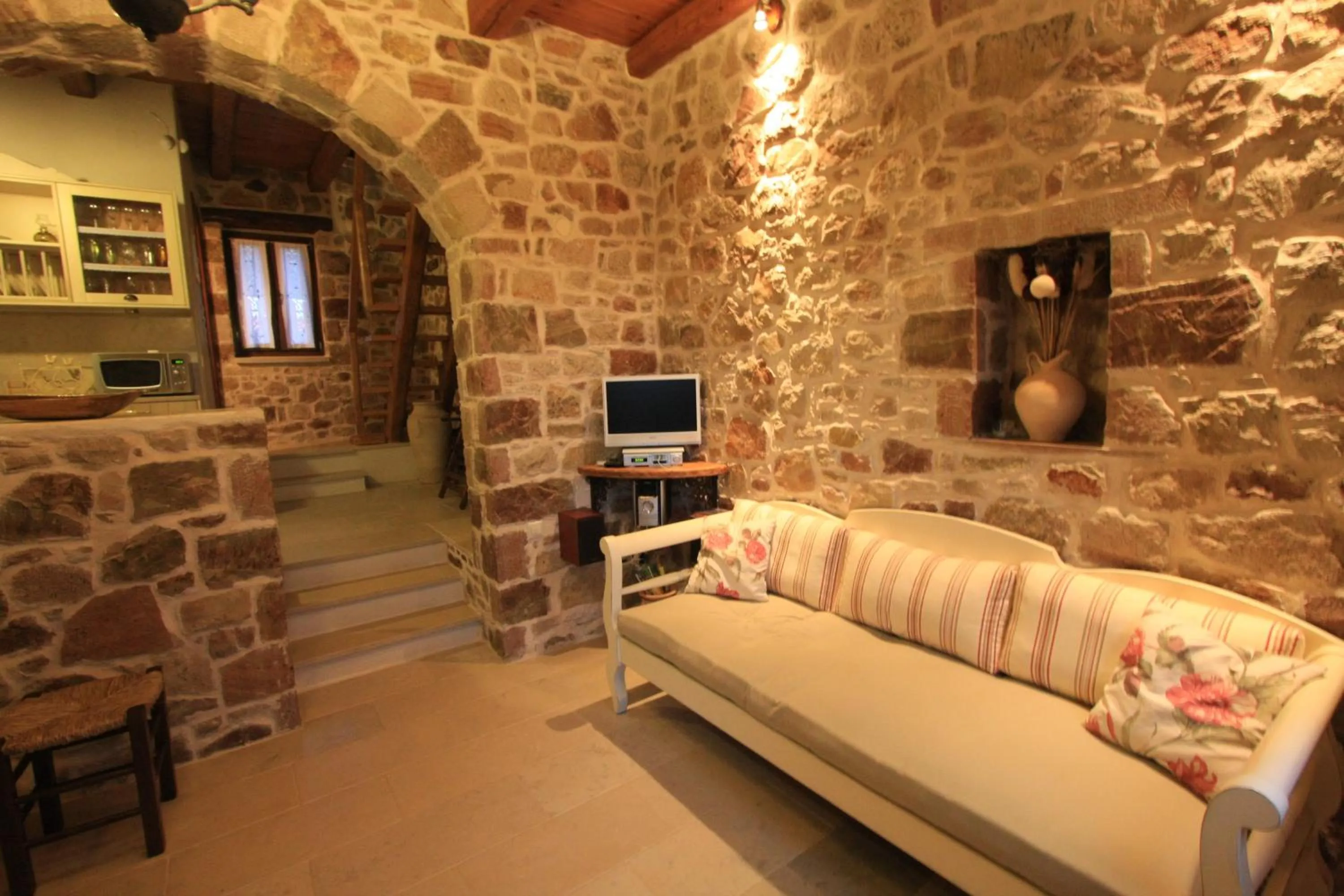 Living room in Lithos Traditional Guest Houses