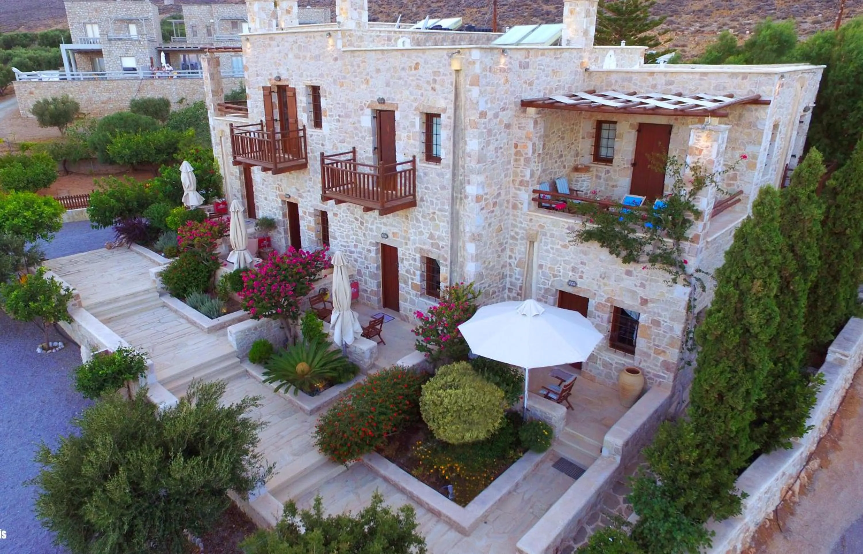 Bird's eye view in Lithos Traditional Guest Houses