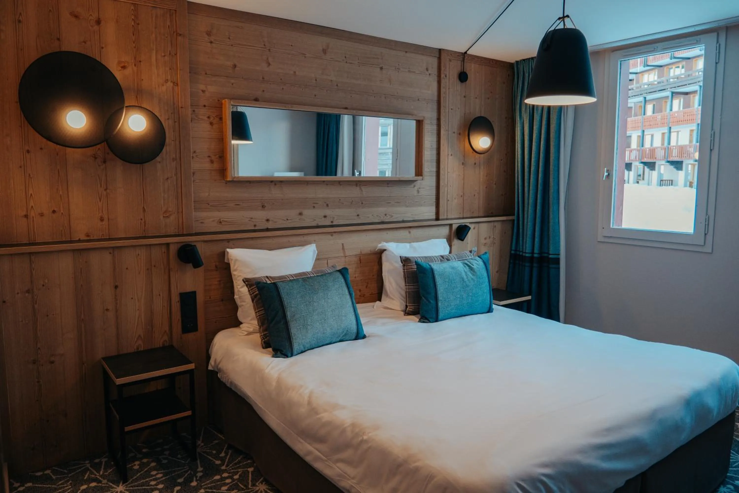 Bed in Hôtel L'Eden des Cimes - Vacances Bleues - Belle Plagne 2100